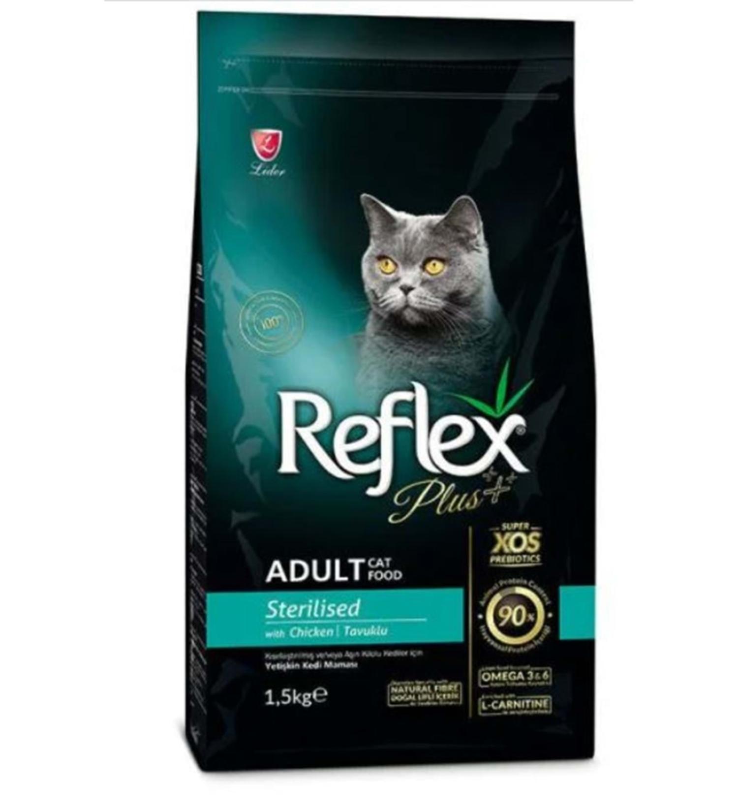 Reflex Chicken Sterilized Cat Food 1.5 Kg.