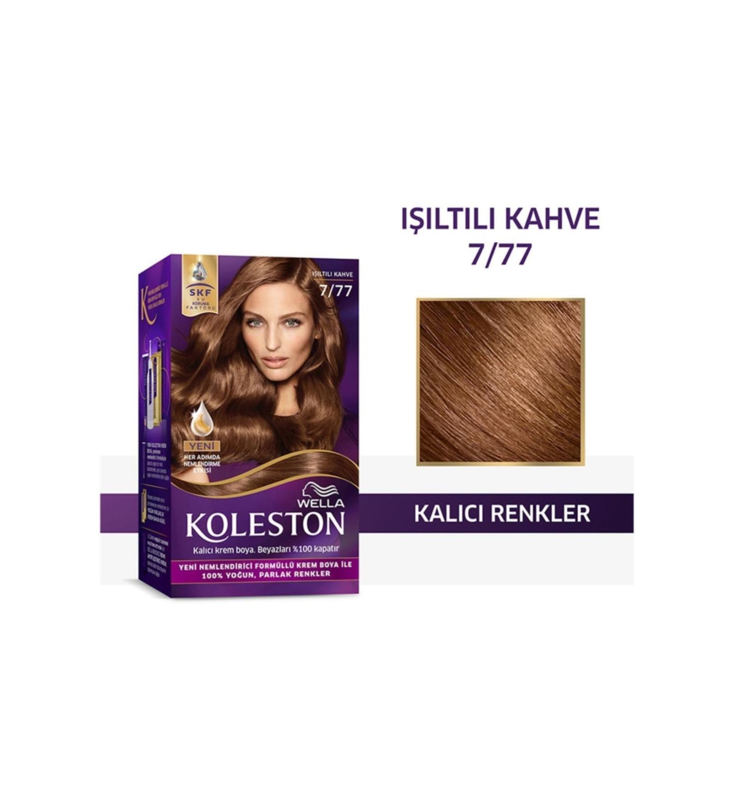 Wella Brand: Hair Dye Shiny Brown 7-77 Category: Hair Dye