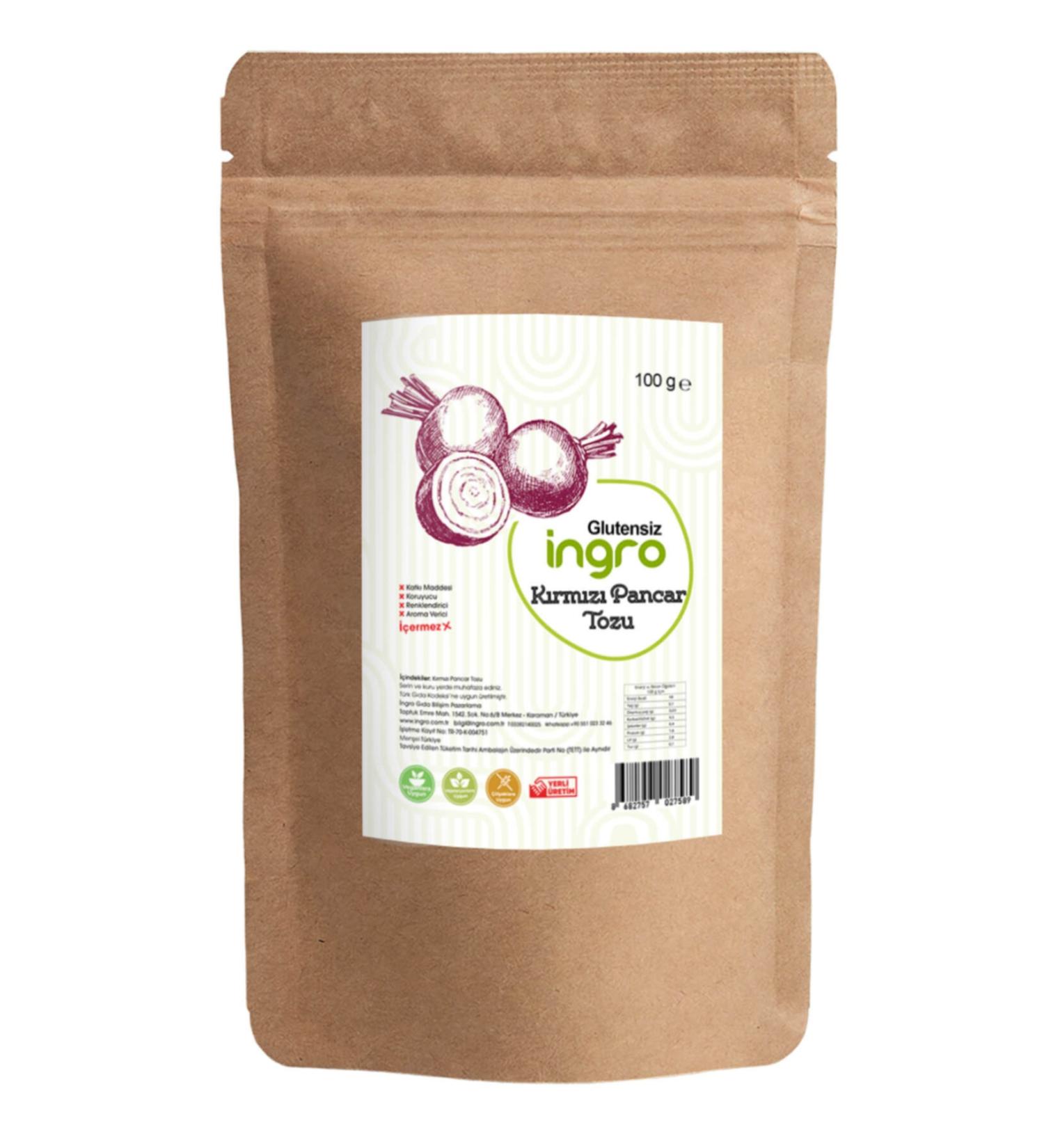Ingro Gluten Free Red Beetroot Powder 100 G