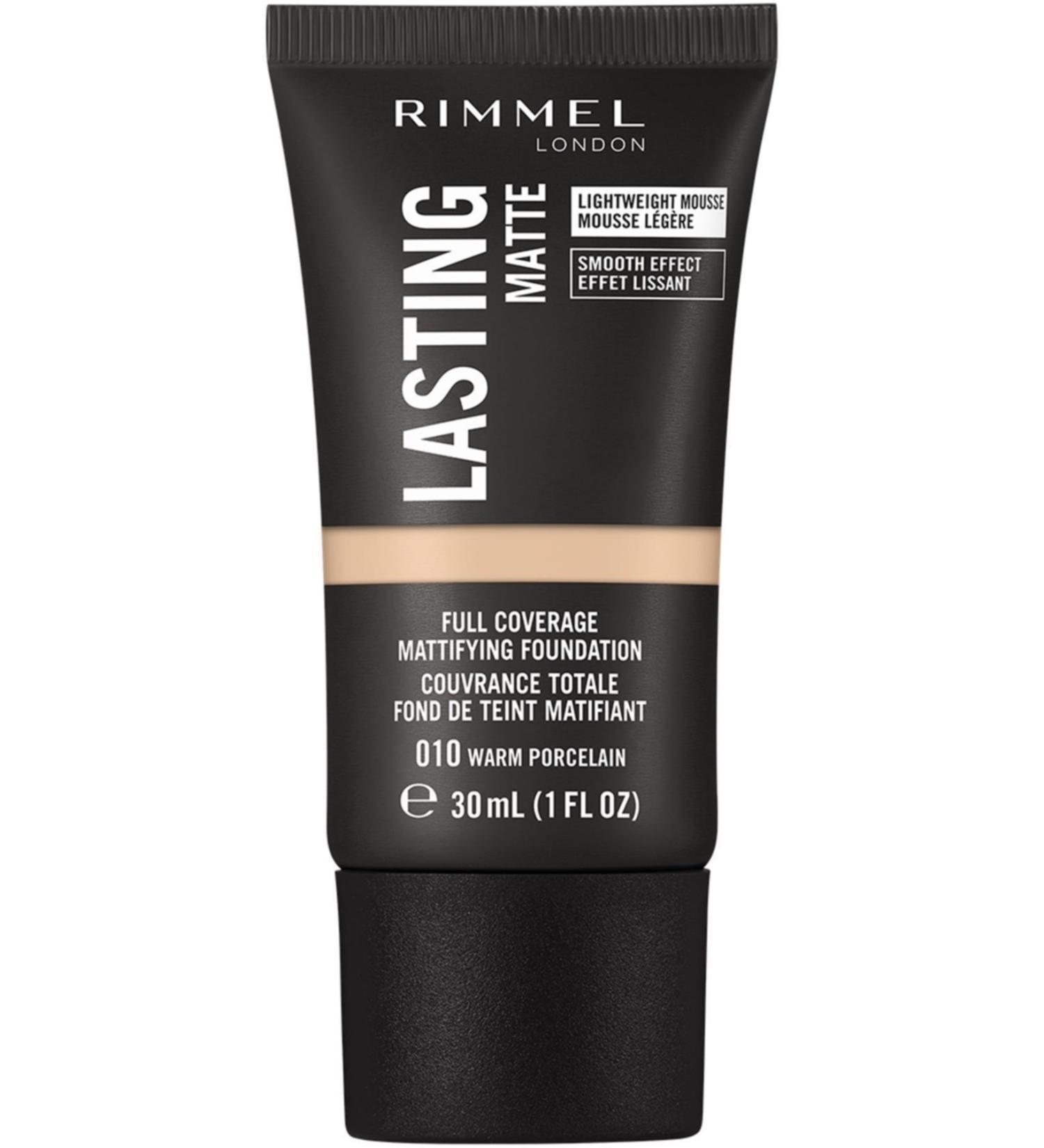 Rimmel London Brand: Lasting Matte Full Coverage Mattifying Foundation Porcelain 10 Warm Category: Fo