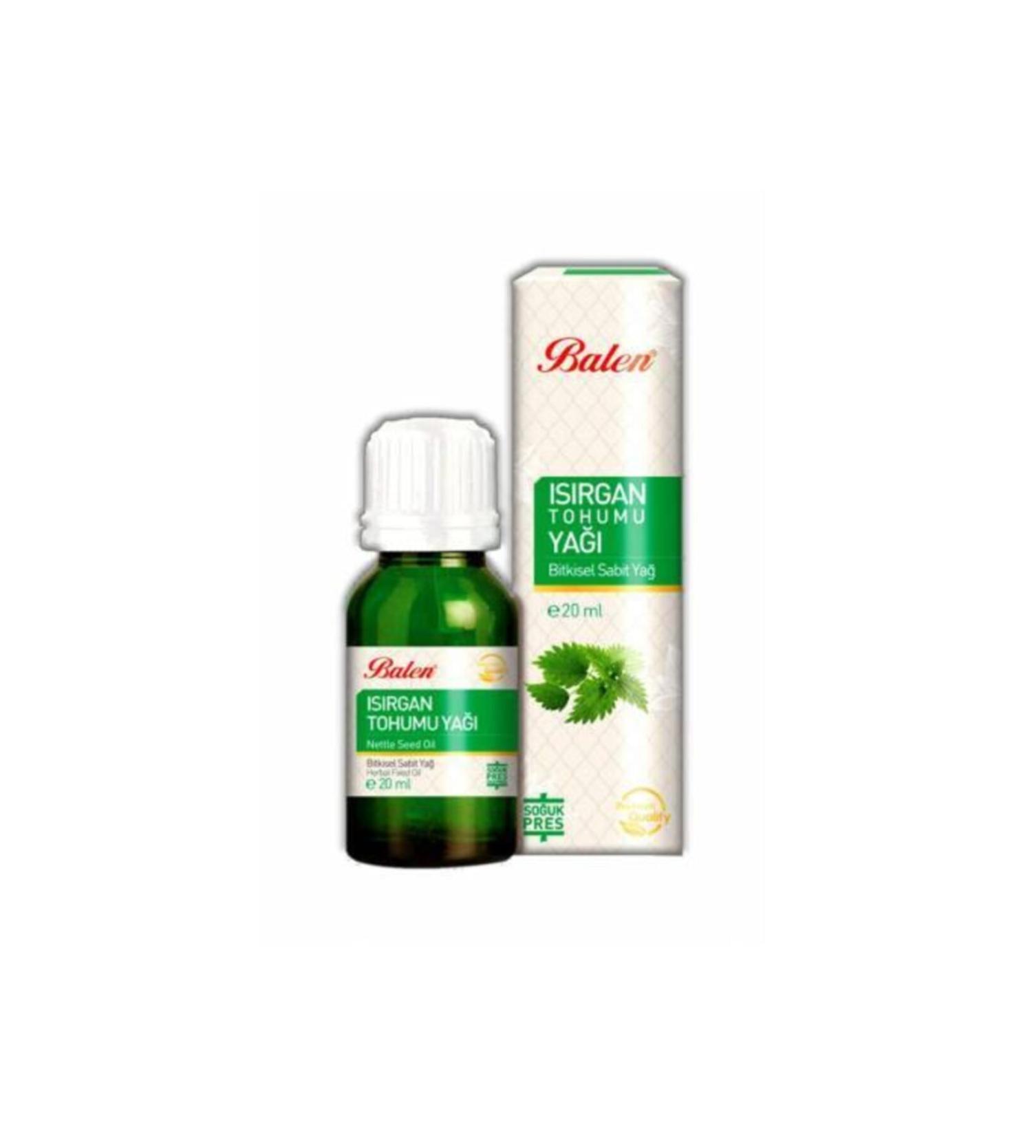 Balen Nettle Seed Oil Cold Pressed Herbal Fixed Oil 20ml