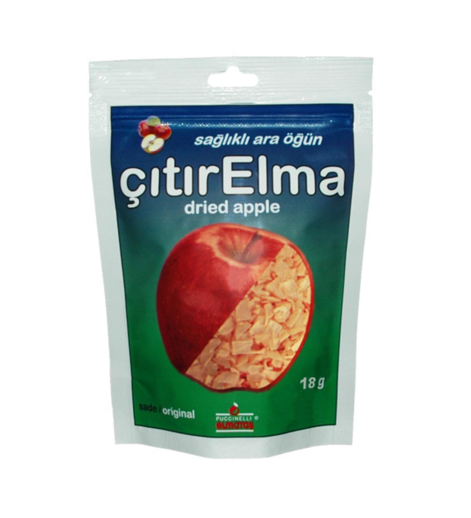 PUCCINELLI APPLE Puccinelli-elmata Crispy Dried Apple Slice (48 Pieces x 18 Gr) - Buy Online on GoSupps.com