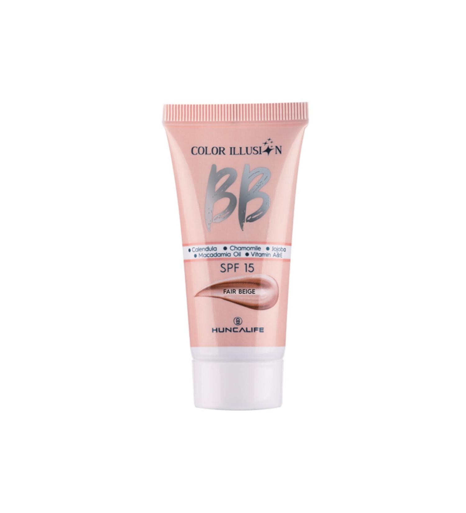 Huncalife Color Ilusion Bb (BEAUTY BALM) Cream - Light Beige 30 ml - 80836