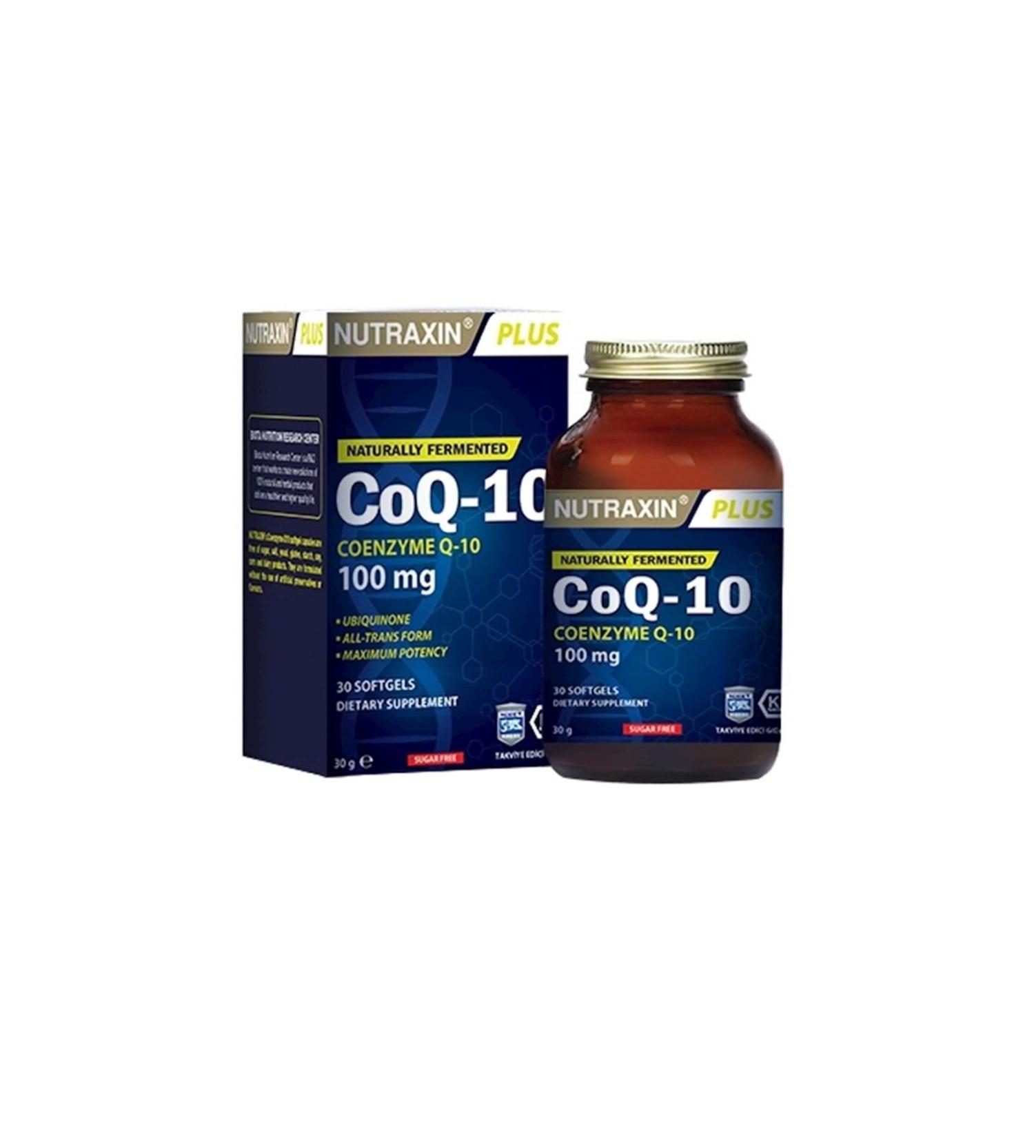 Nutraxin Plus Coq-10 100 Mg 30 Tablets
