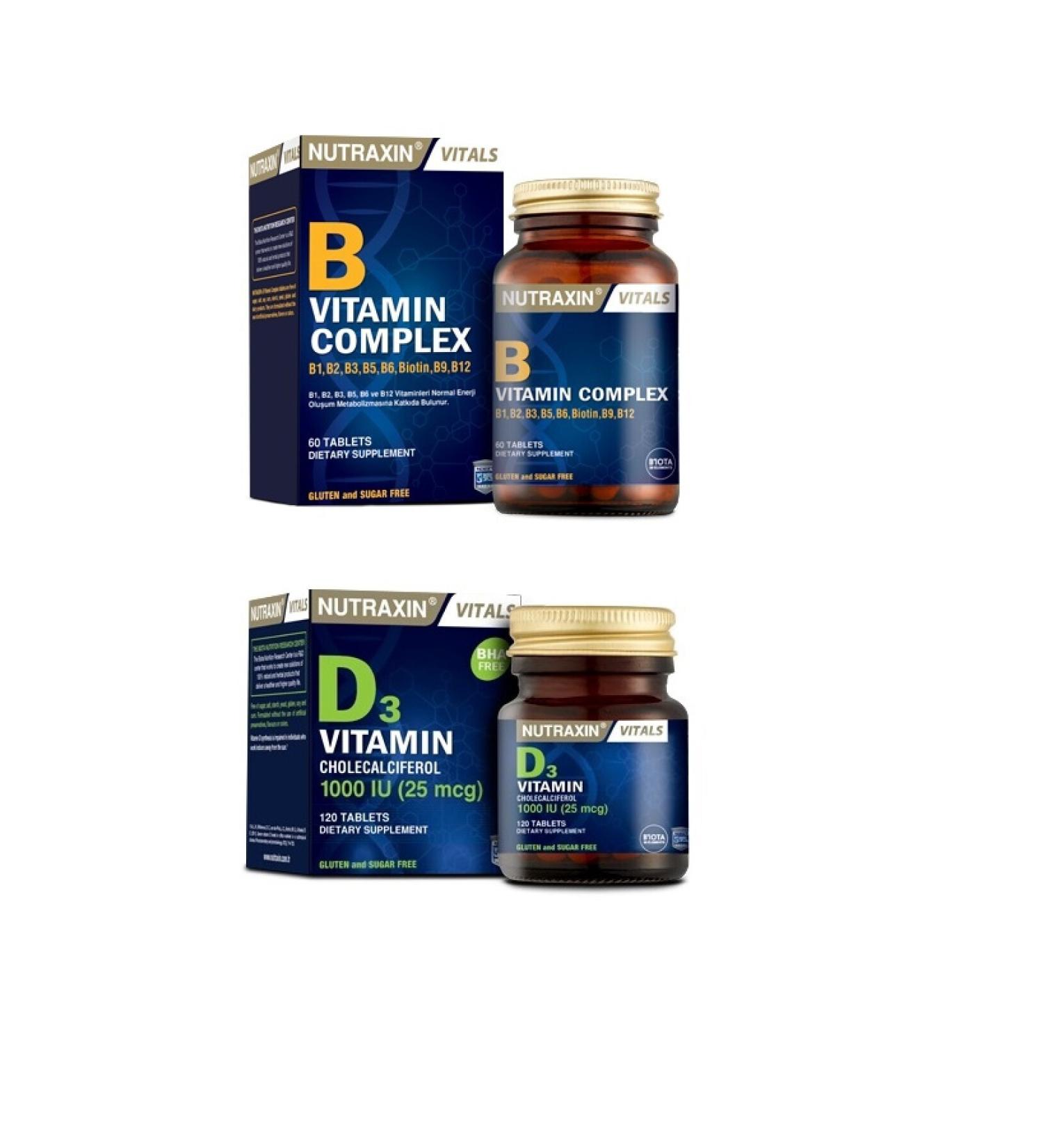 Nutraxin Vitamin D3 and Vitamin B Help Support the Immune System