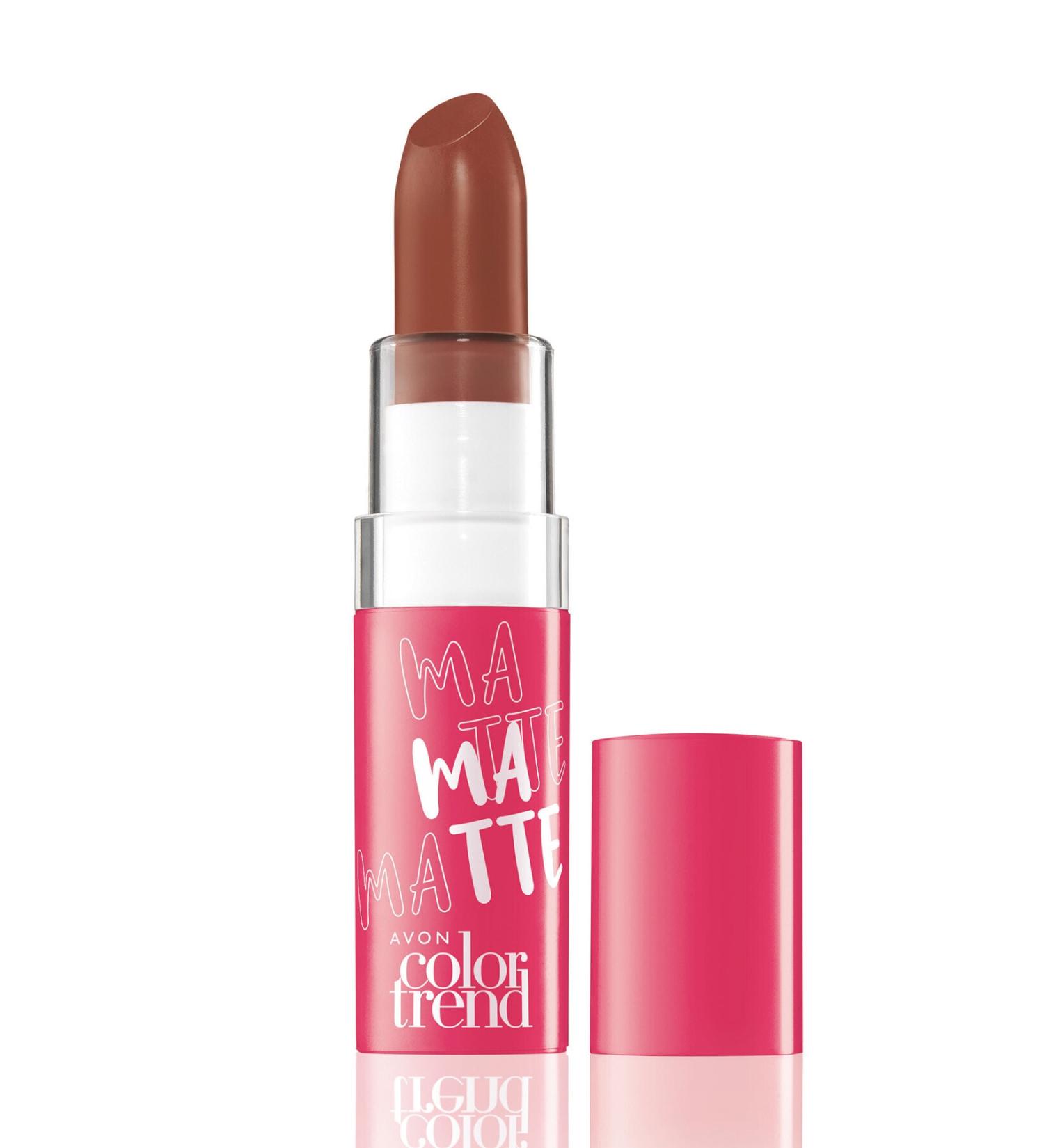 Avon Color Trend Matte Lipstick - Classic Brown