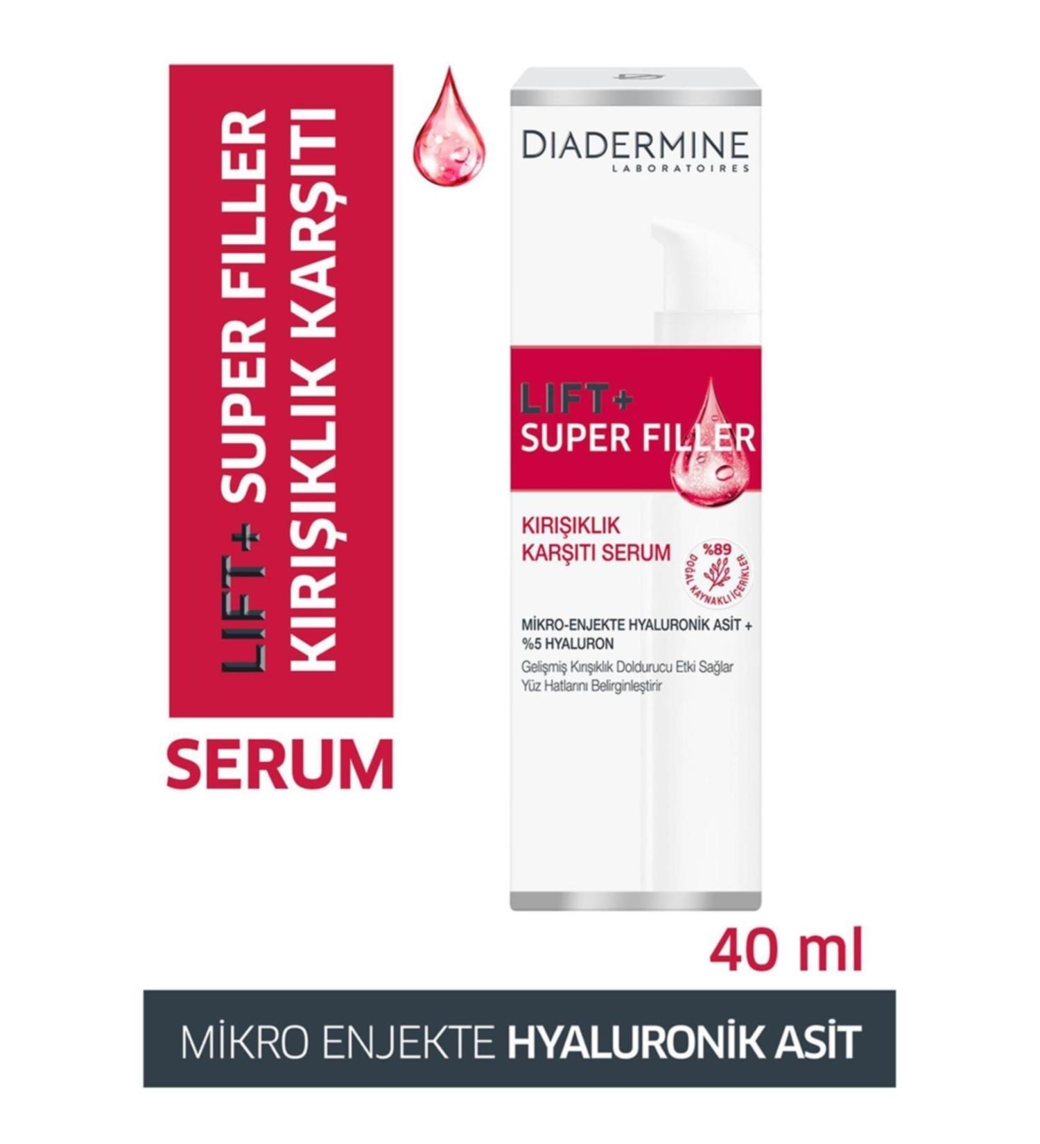 Diadermine Brand: Superfiller Hyaluron Effective Anti-Wrinkle Serum 40 Ml Category: Face Cream