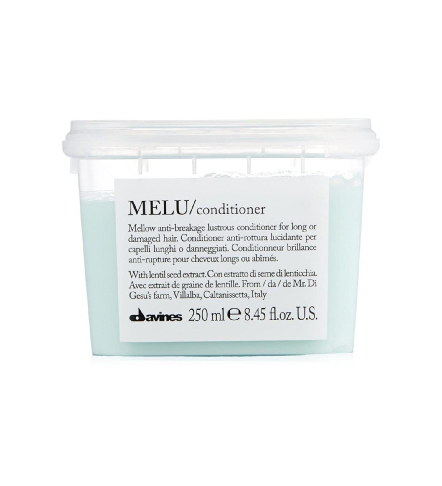 Davines Melu Conditioner Intensive Cream for Long and Damaged Hair Protecting Against Breakage 250 ml