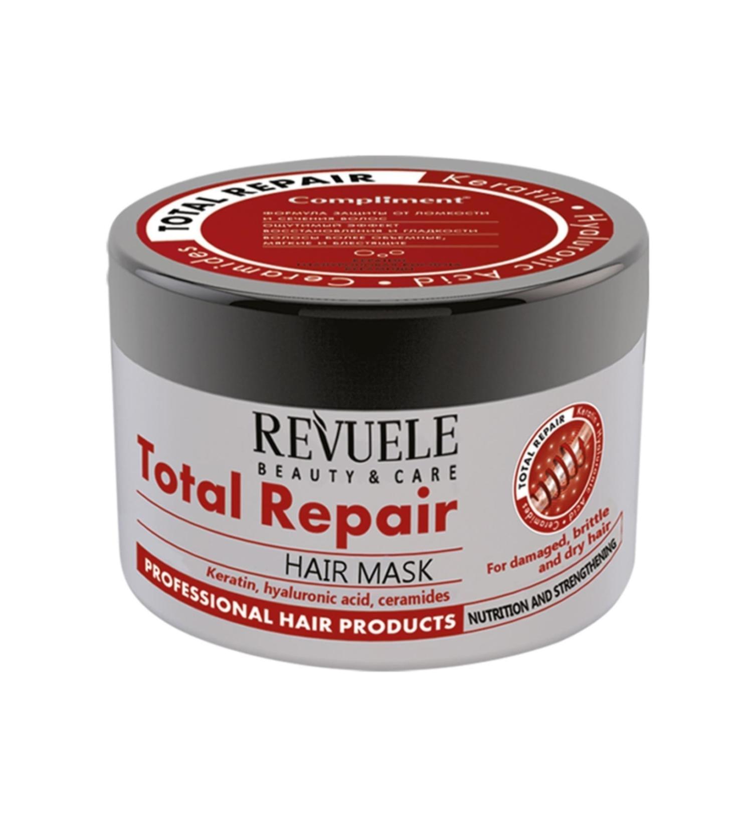 Revuele Hair Mask with Keratin & Hyaluronic Acid 500 ml
