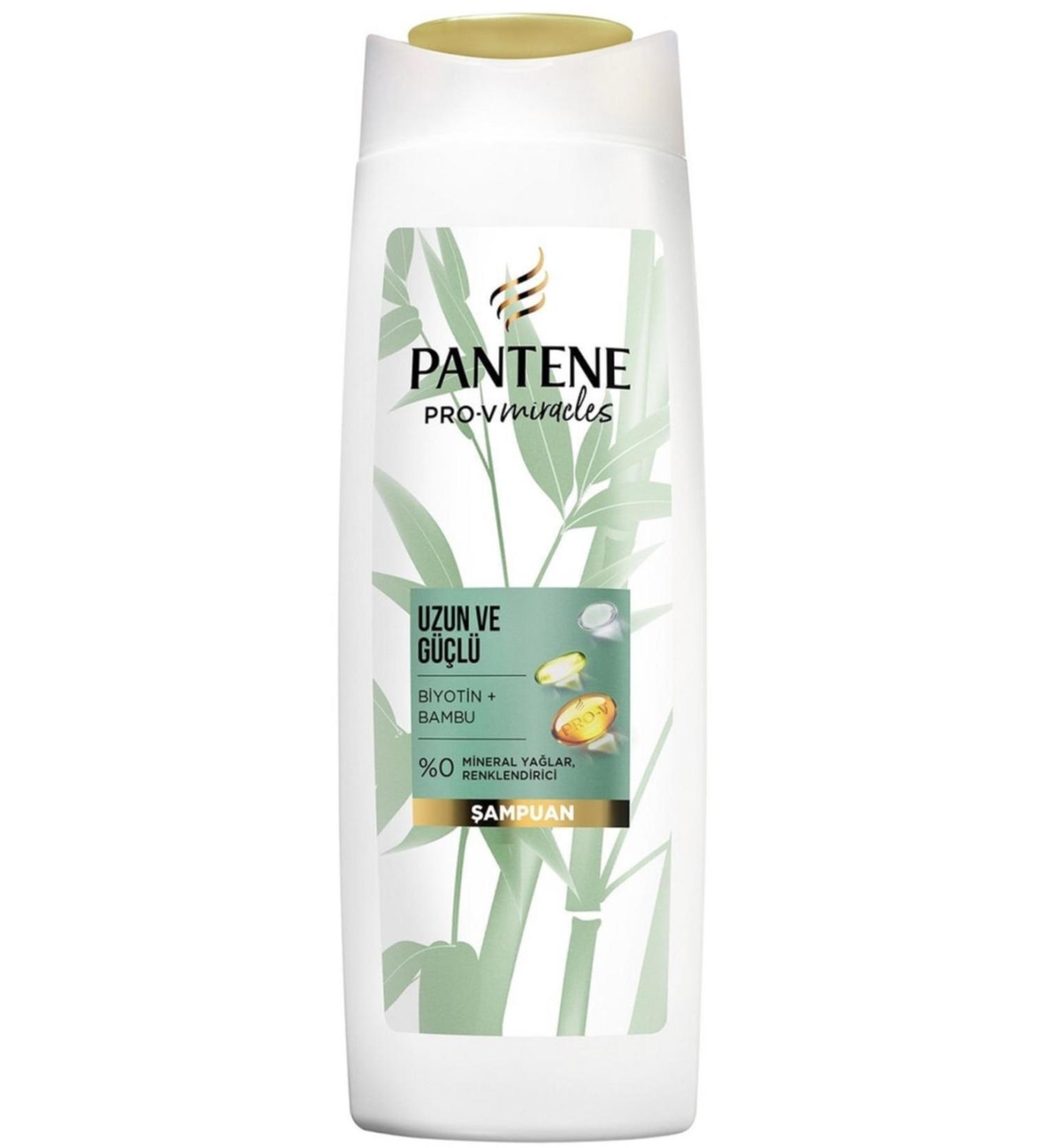 Pantene Miracles Bamboo Biotin Long and Strong Series Shampoo 400 ml 587675-2 - Buy Online on GoSupps.com