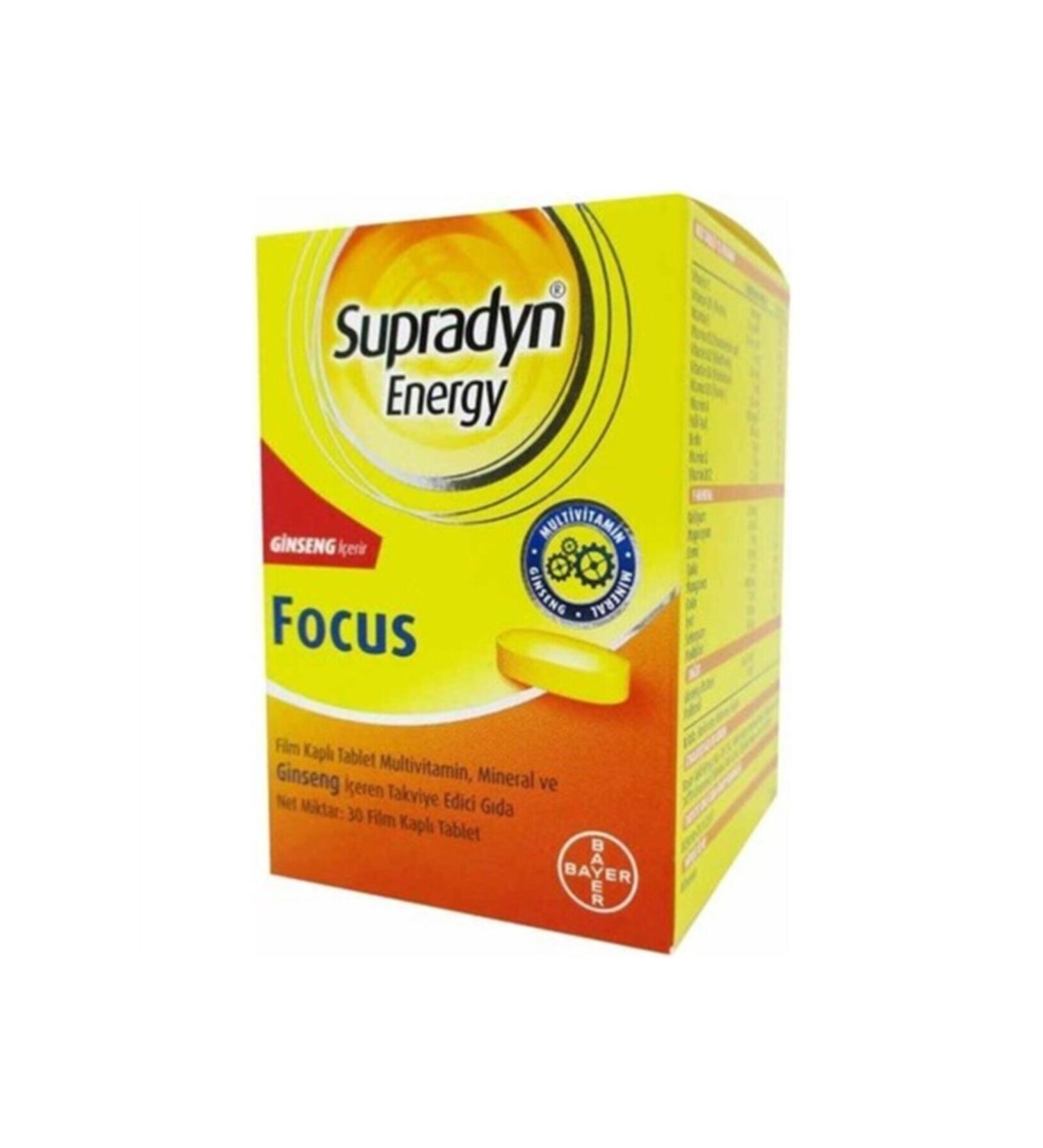 Supradyn Energy Focus 30 Tablets