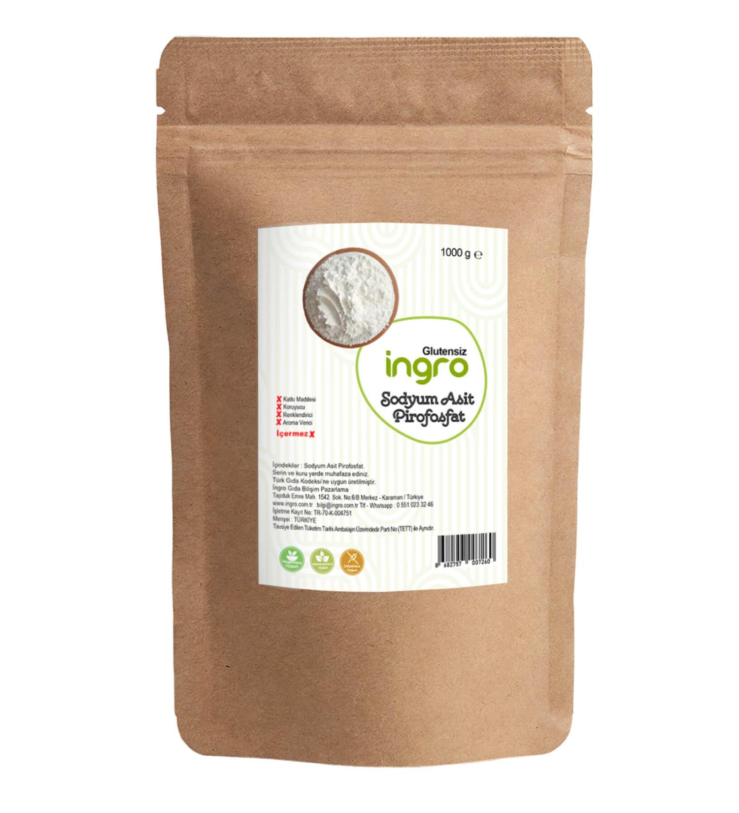 Ingro Gluten Free Sodium Acid Pyrophosphate 1000 G