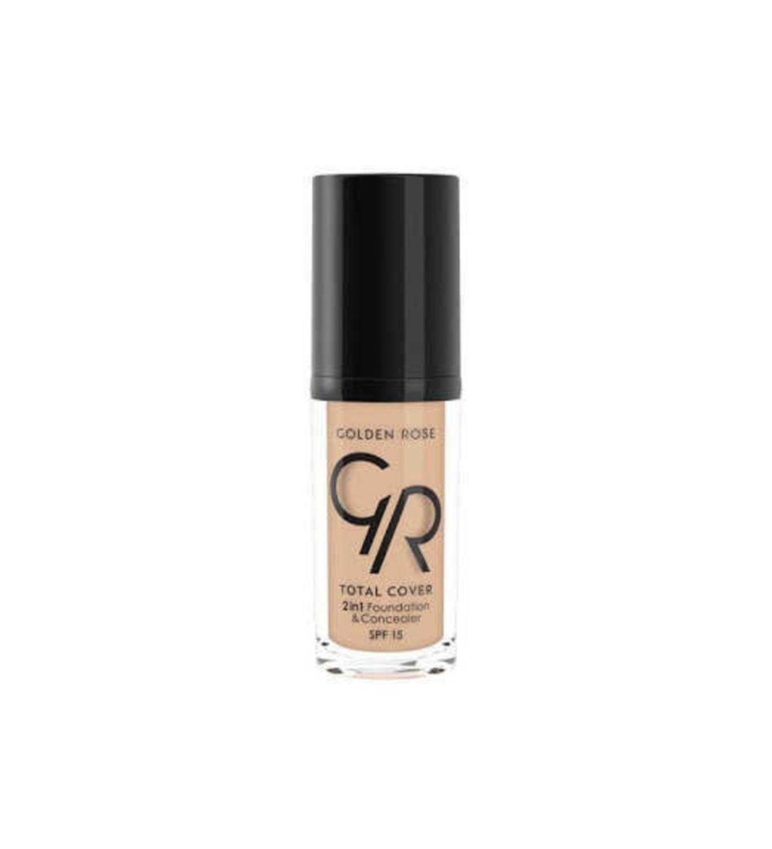 Golden Rose Total Cover 2in1 Foundation & Concealer Mini Size No:05 - Buy Online on GoSupps.com