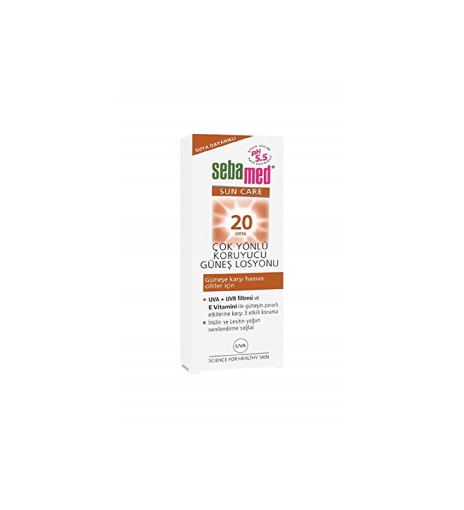 Sebamed Sun Care Sunscreen Lotion Spf 20 150 Ml 1 Pack (1 X 150 Ml)