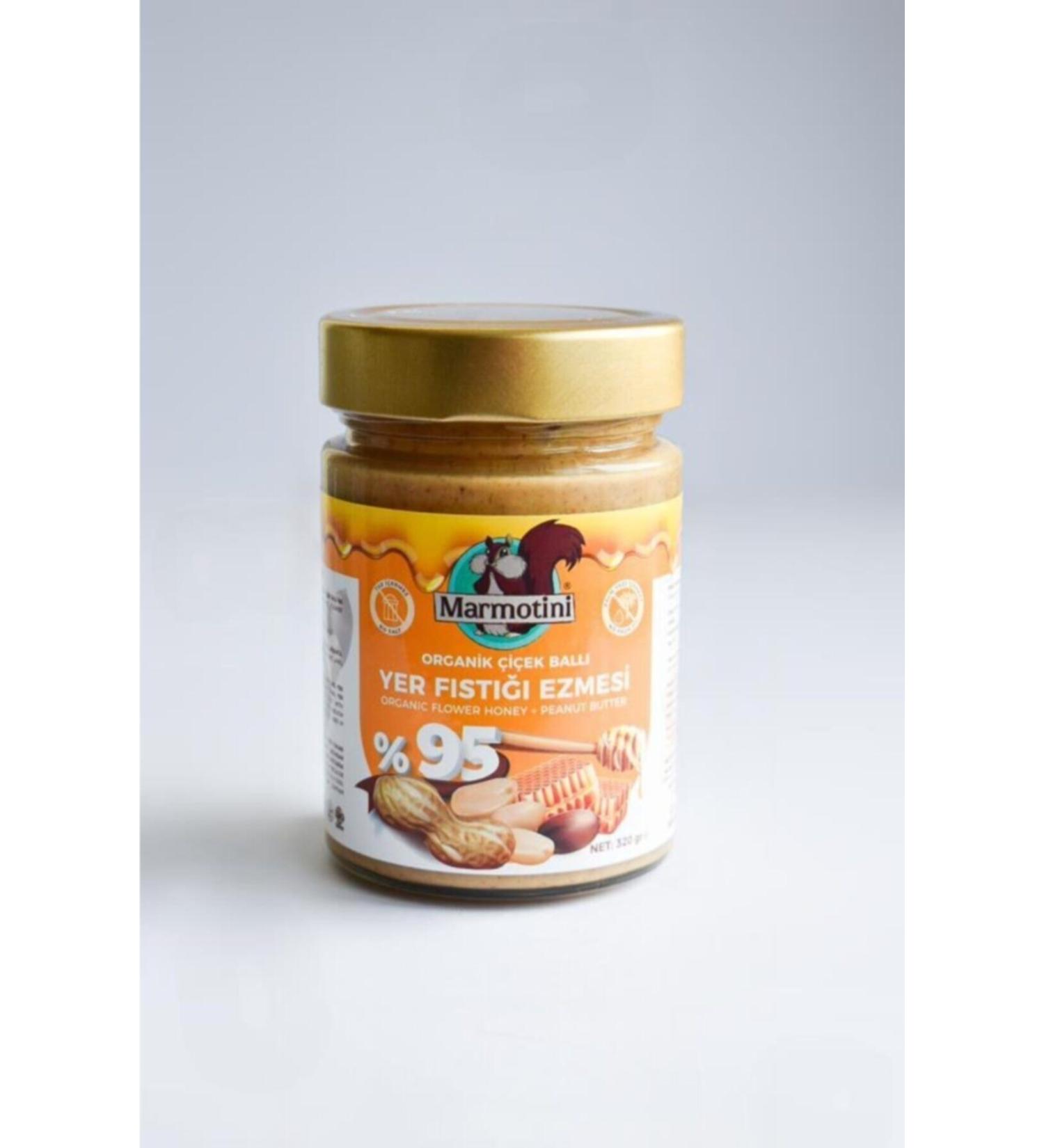 Organic Flower Honey Peanut Butter 320g - Buy Online on GoSupps.com