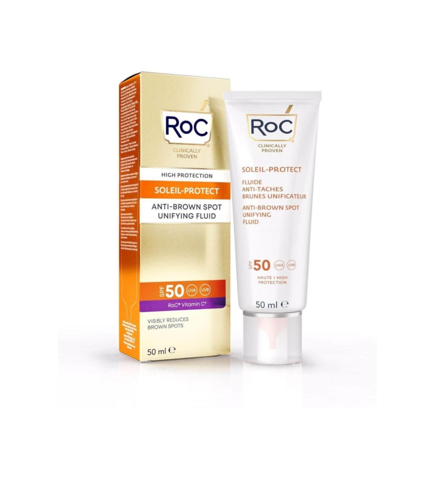 Roc Sun Face Cream Coffee Anti-Spot Spf 50+ 50 Ml Category: Body Sun Cream - Buy Online on GoSupps.com