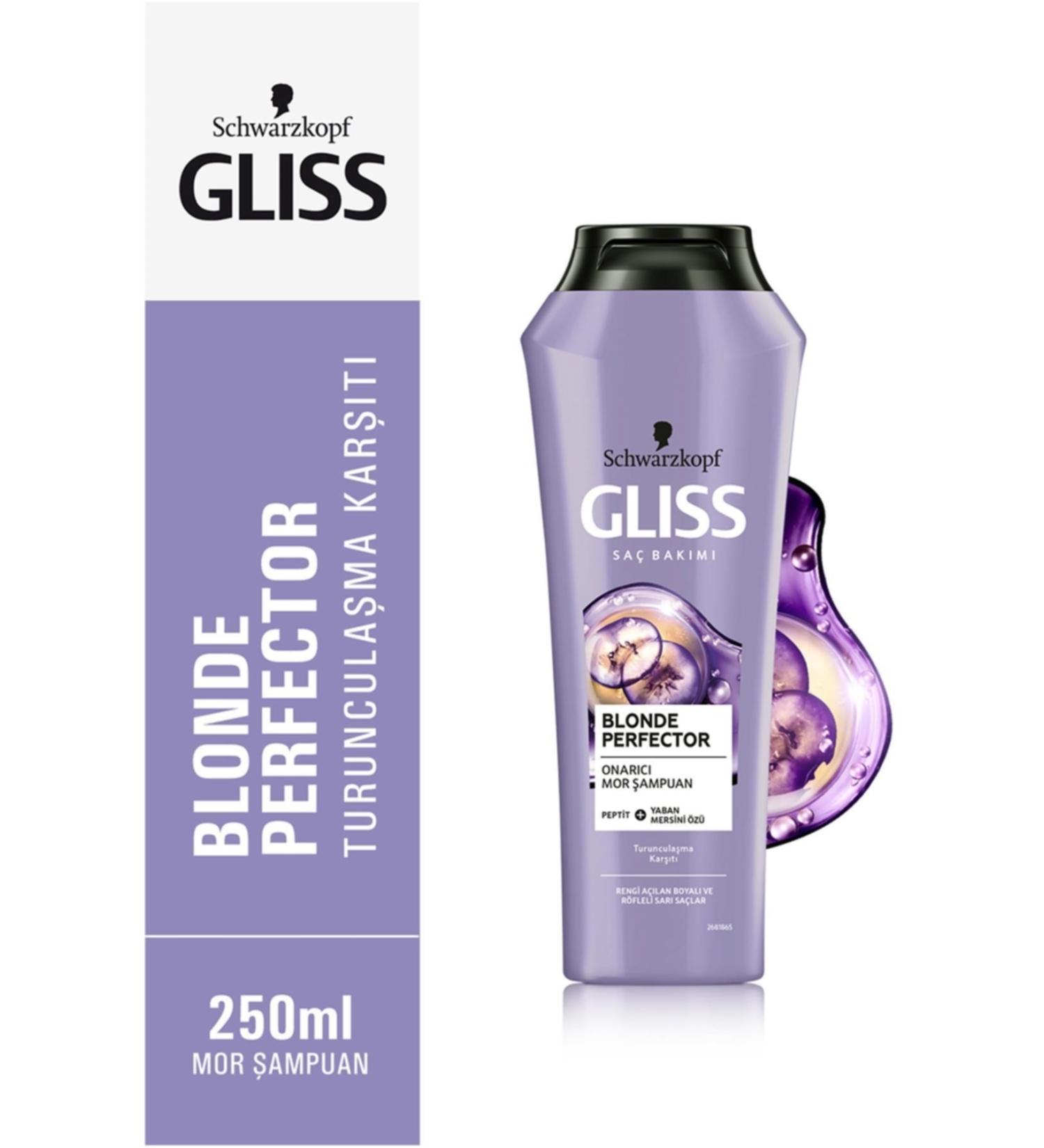Gliss Brand: Purple Shampoo and Blueberry Extract 250 Ml Category: Shampoo