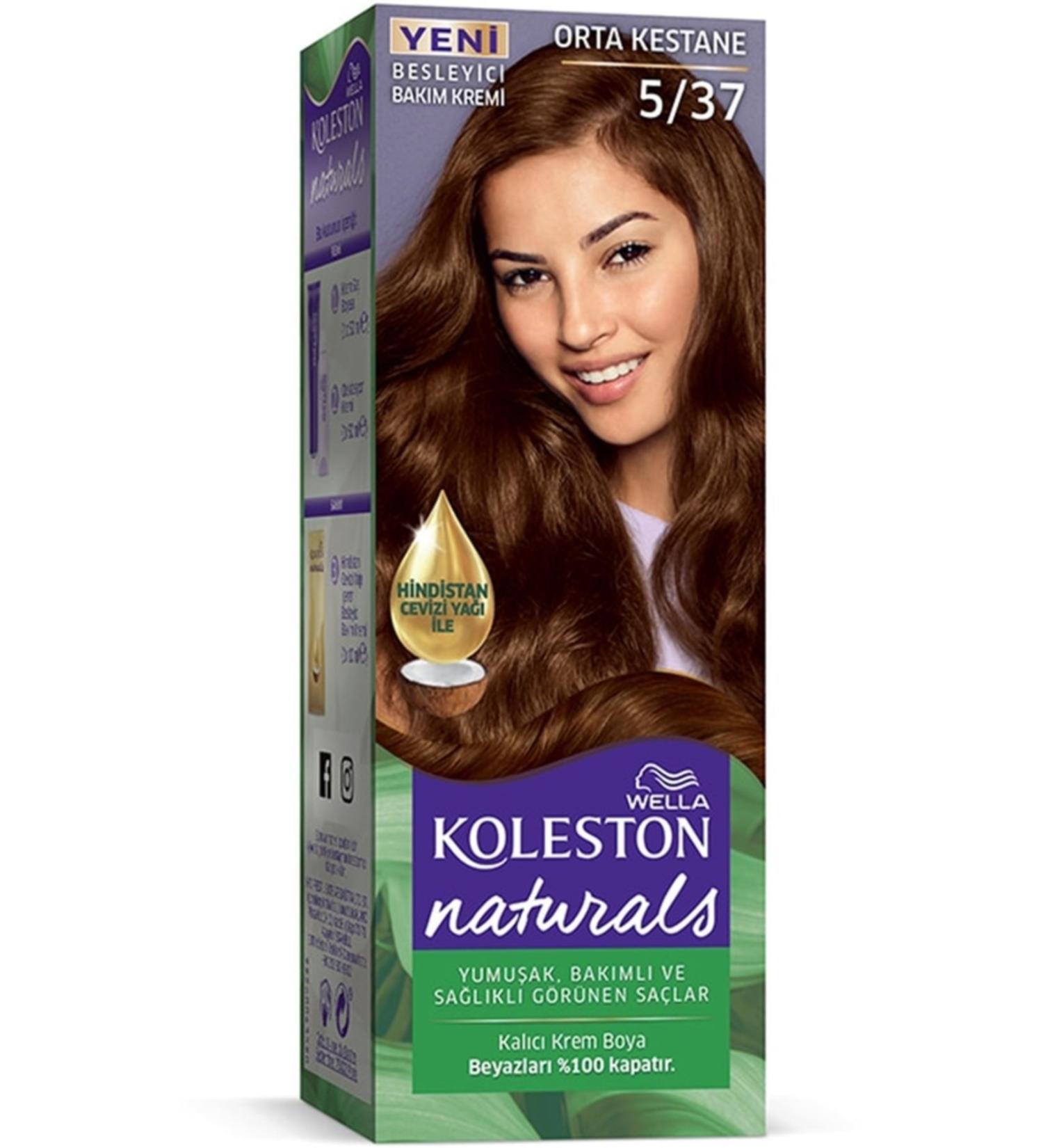 Wella Brand: Koleston Naturals Hair Dye 5/37 Medium Chestnut Category: Hair Dye - Buy Online on GoSupps.com
