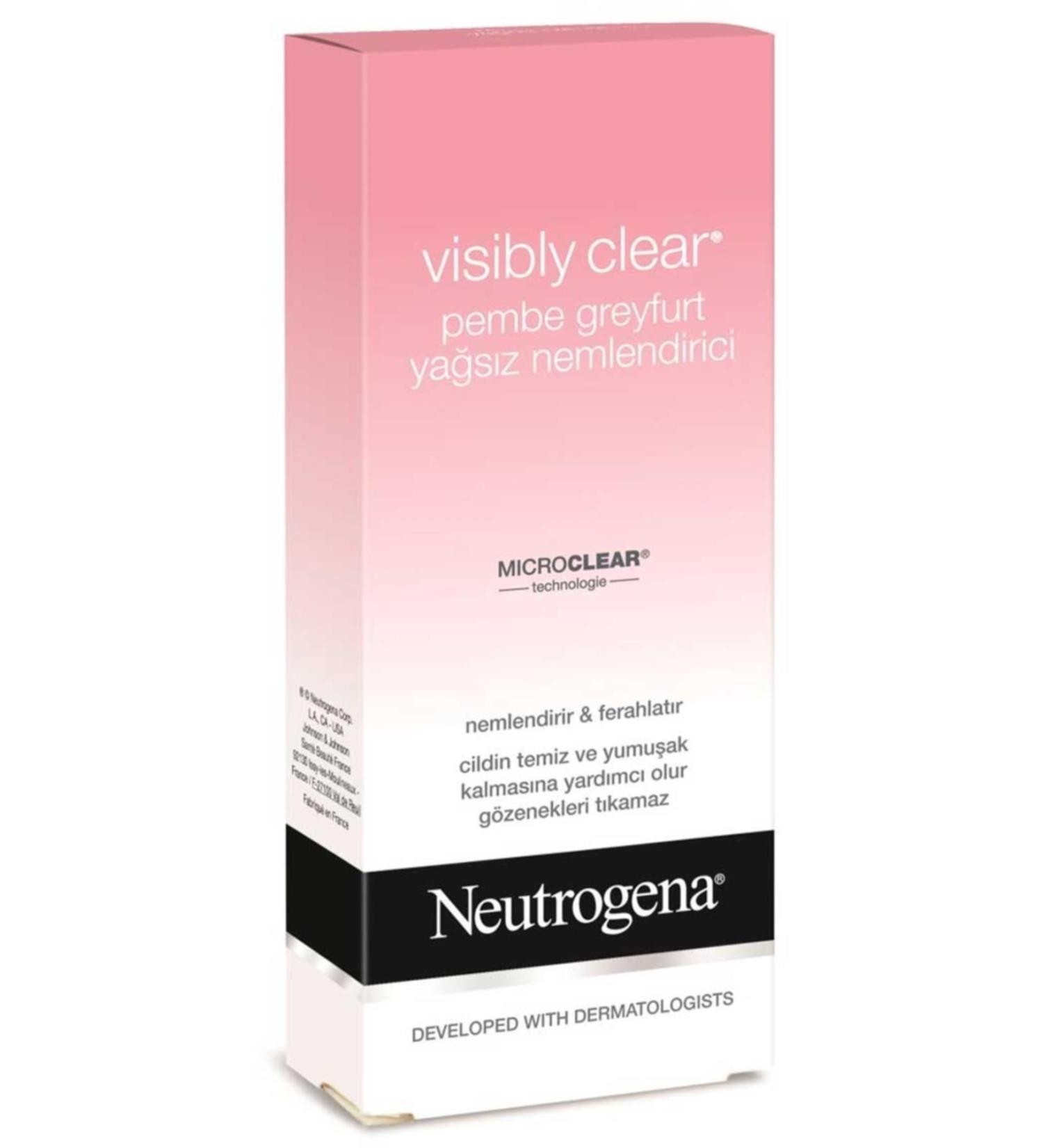 Neutrogena Brand: Visibly Clear Pink Grapefruit Oil-Free Moisturizer 50 Ml Category: Face Cream