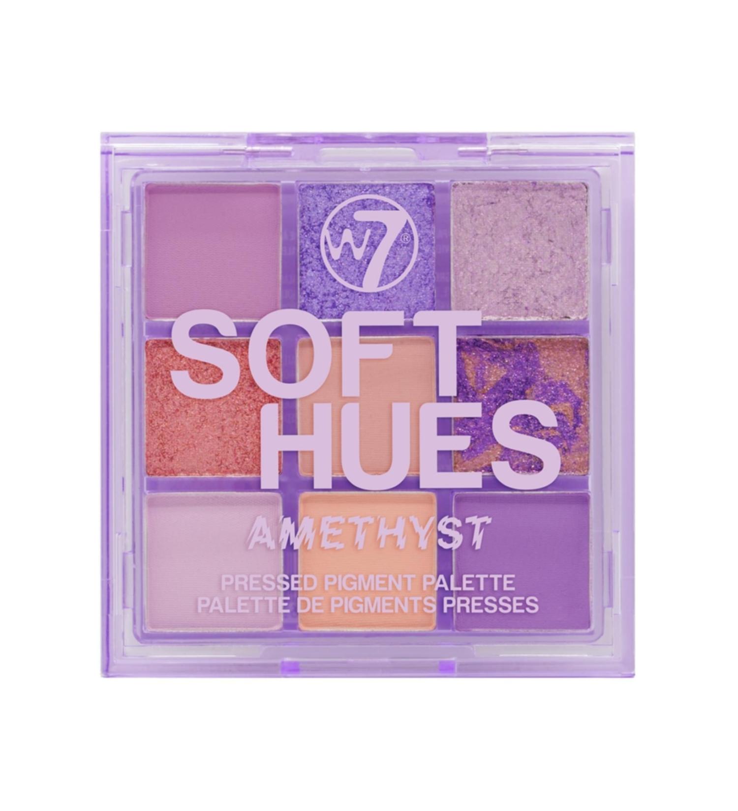 w7 Brand: Soft Hues- Amethyst 9-Eyeshadow Palette Category: Eyeshadow - Buy Online on GoSupps.com