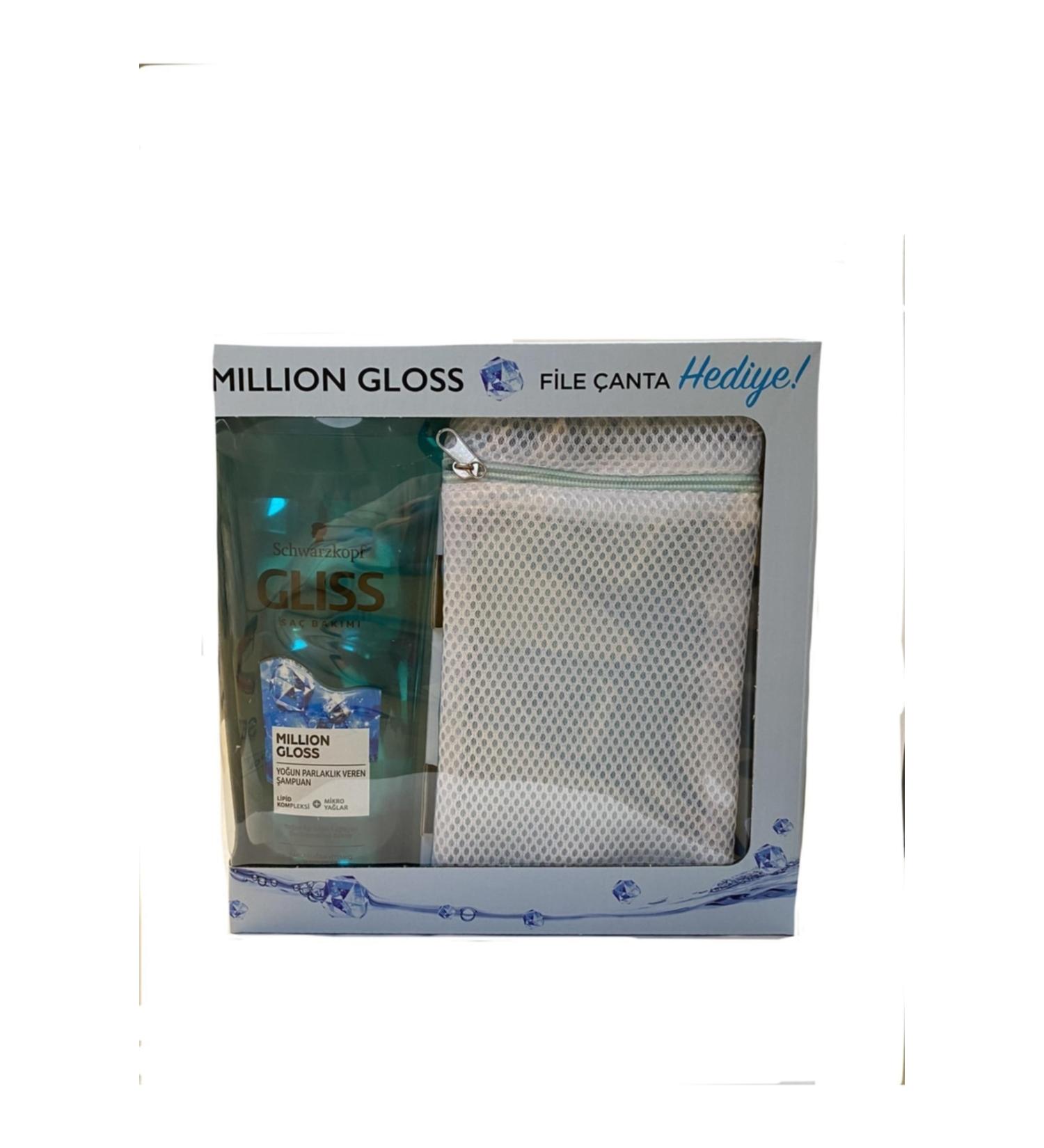 Gliss Shampoo 500 Ml Million Gloss Bag Gift