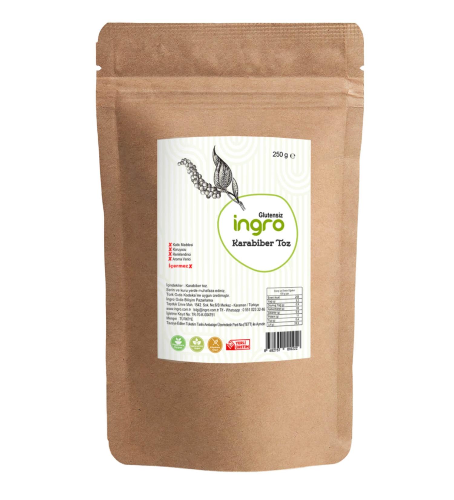 Ingro Black Pepper Powder 250 G