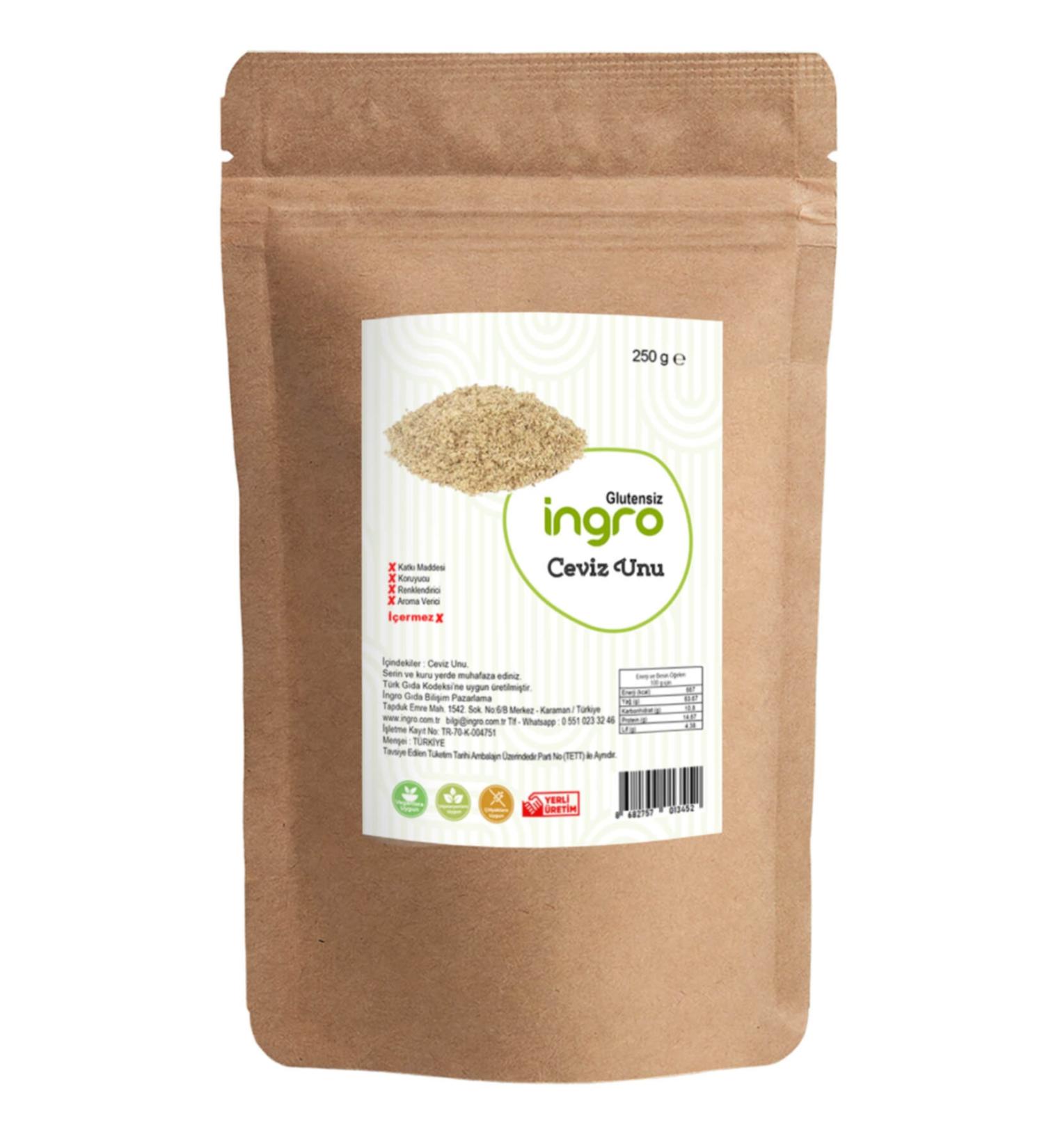 Ingro Ingro Gluten Free Walnut Pieces 250 G