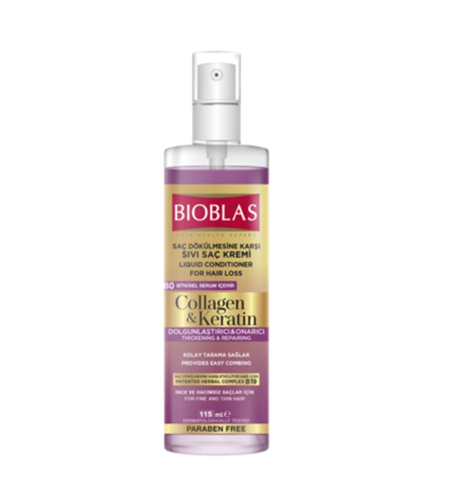 Bioblas Anti Hair Loss Collagen&Keratin Liquid Hair Conditioner 115ml