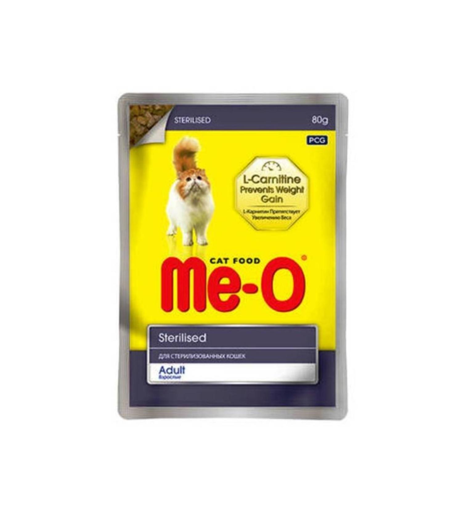 me-o Pouch Wet Cat Food Neutered 80 Gr X 12 Pieces