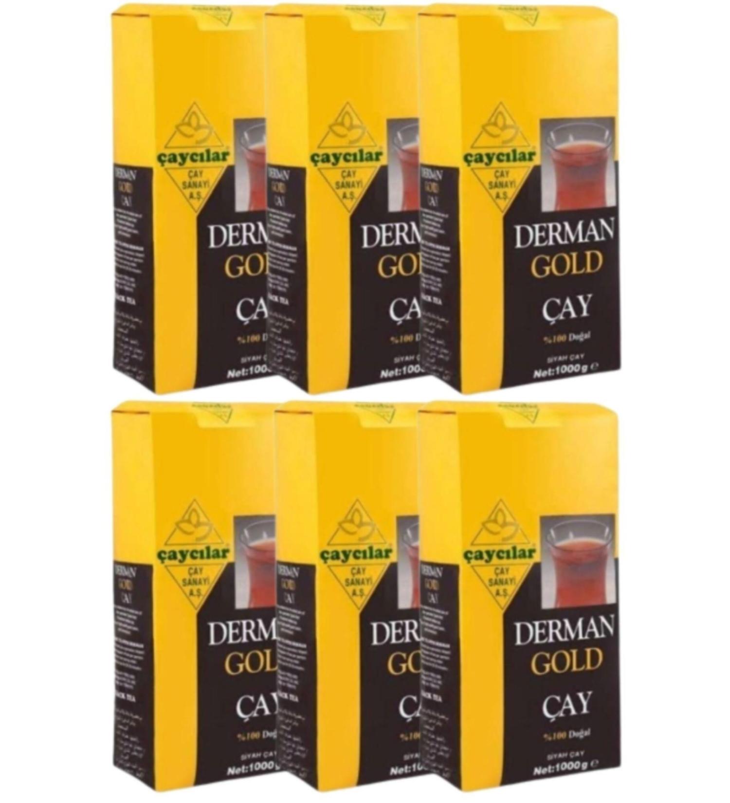 TEA MAKERS TEA Tea Makers Derman Gold Black Loose Tea 1 Kg 6 Pieces