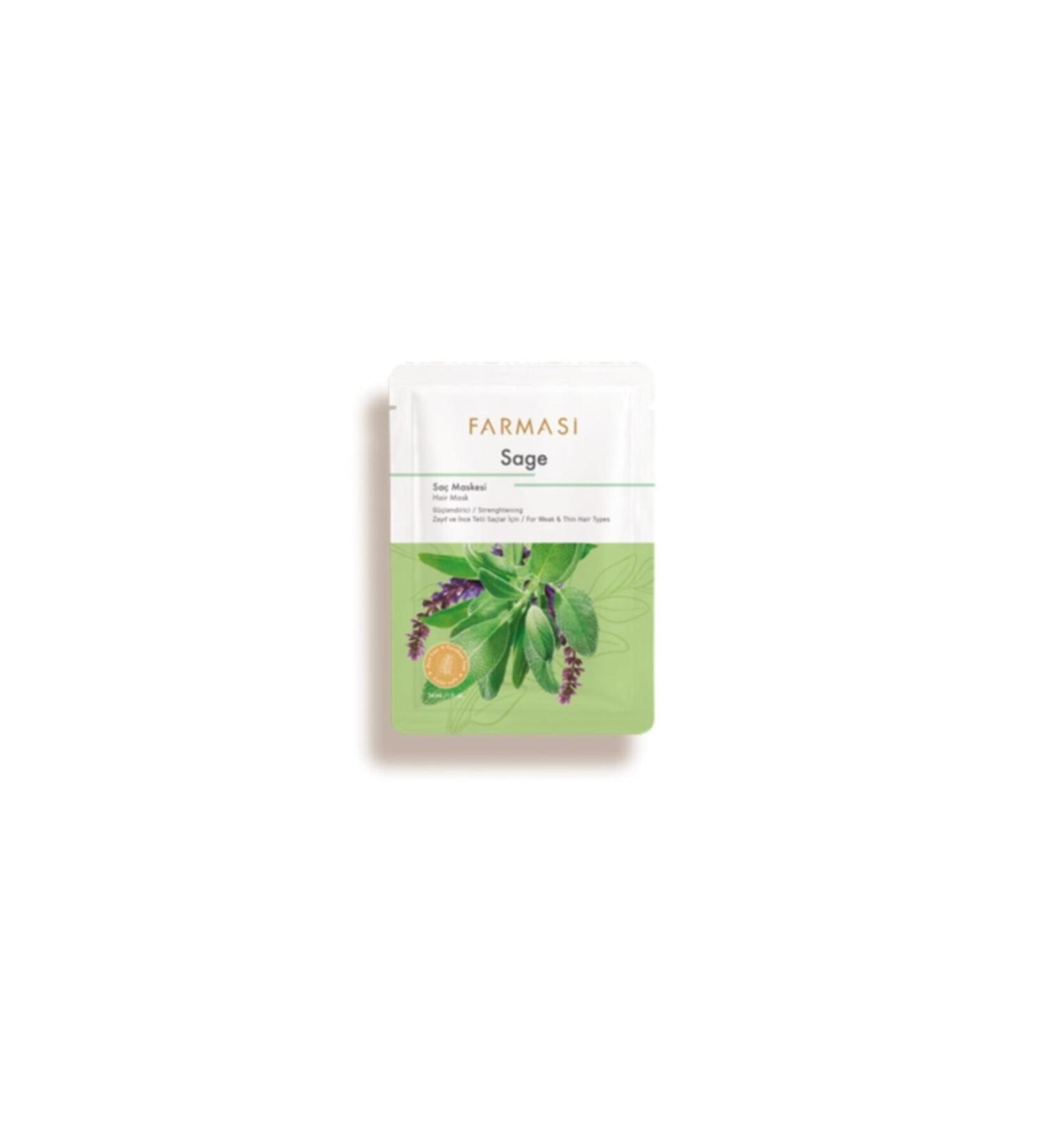 Farmasi Sage Sachet Hair Mask 30 Ml