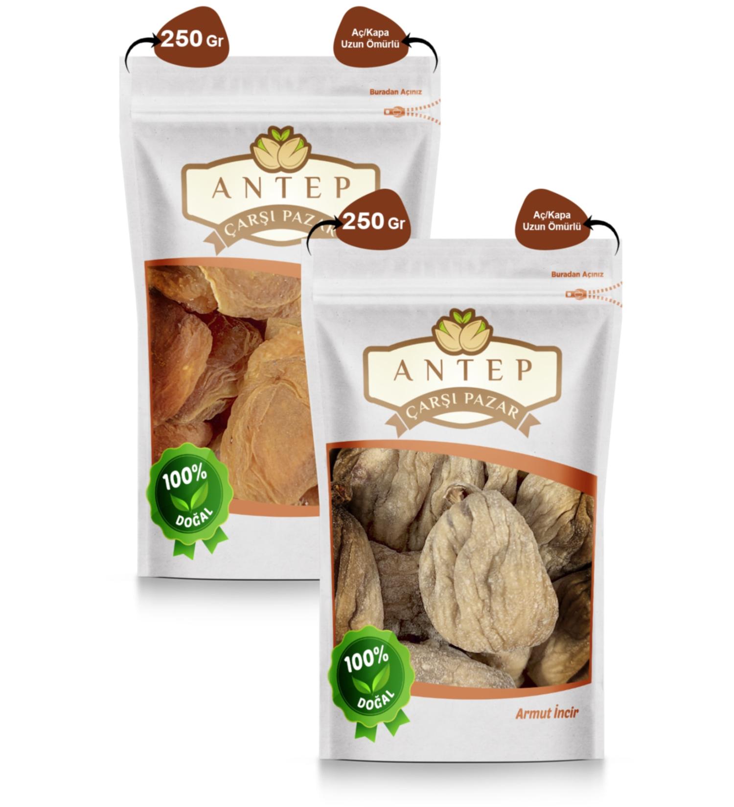 Antep Bazaar Market Leaf Apricot Compote 250 Gr. | Pear Fig 250 Gr.