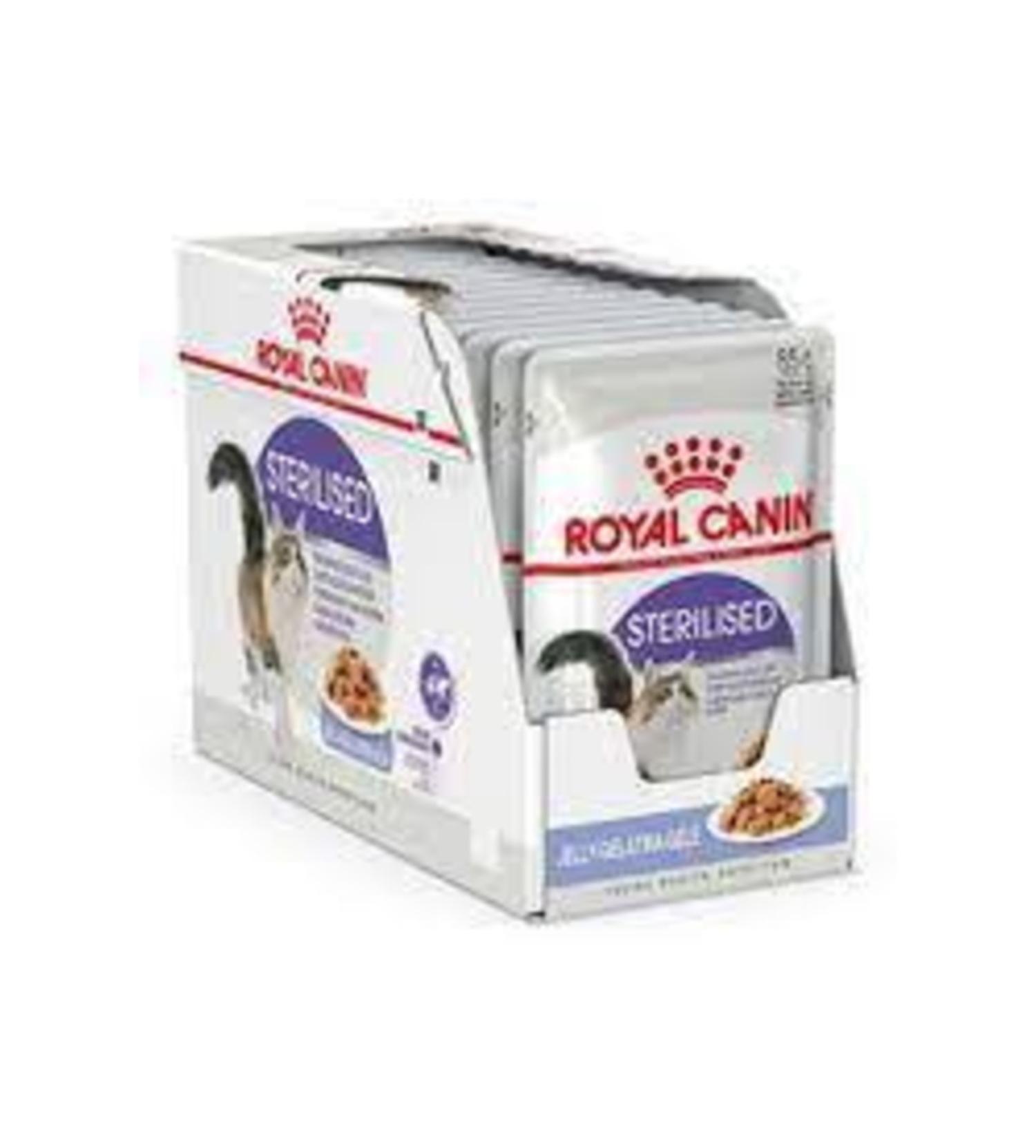 Royal Canin Sterilized Jelly Pouch Neutered Cat Canned Food 85 Gr 12 Pieces