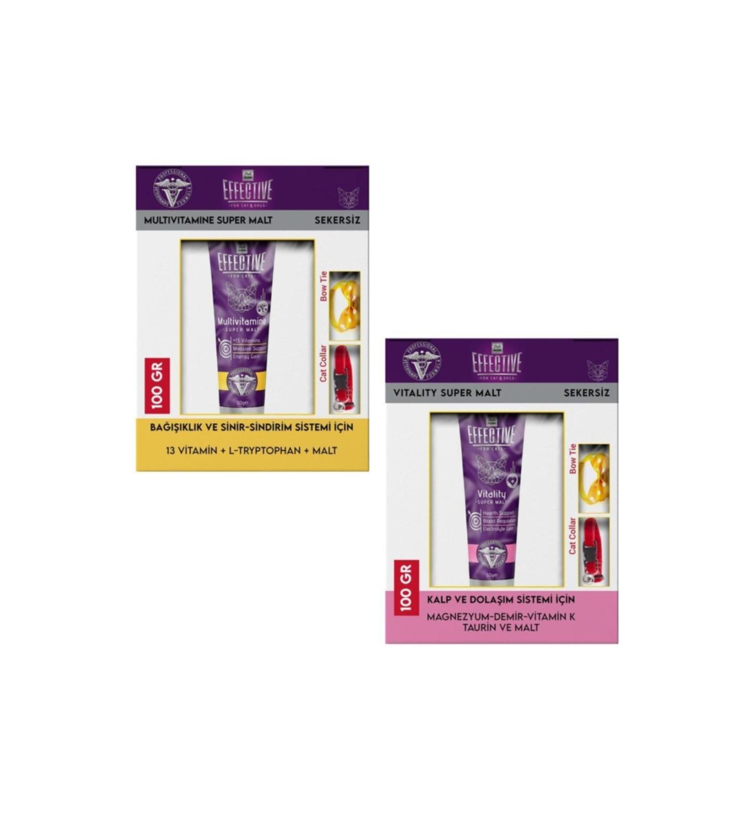 Delibon Effective Vitality and Multivitamin Cat Malt Cake 2x100 Gr