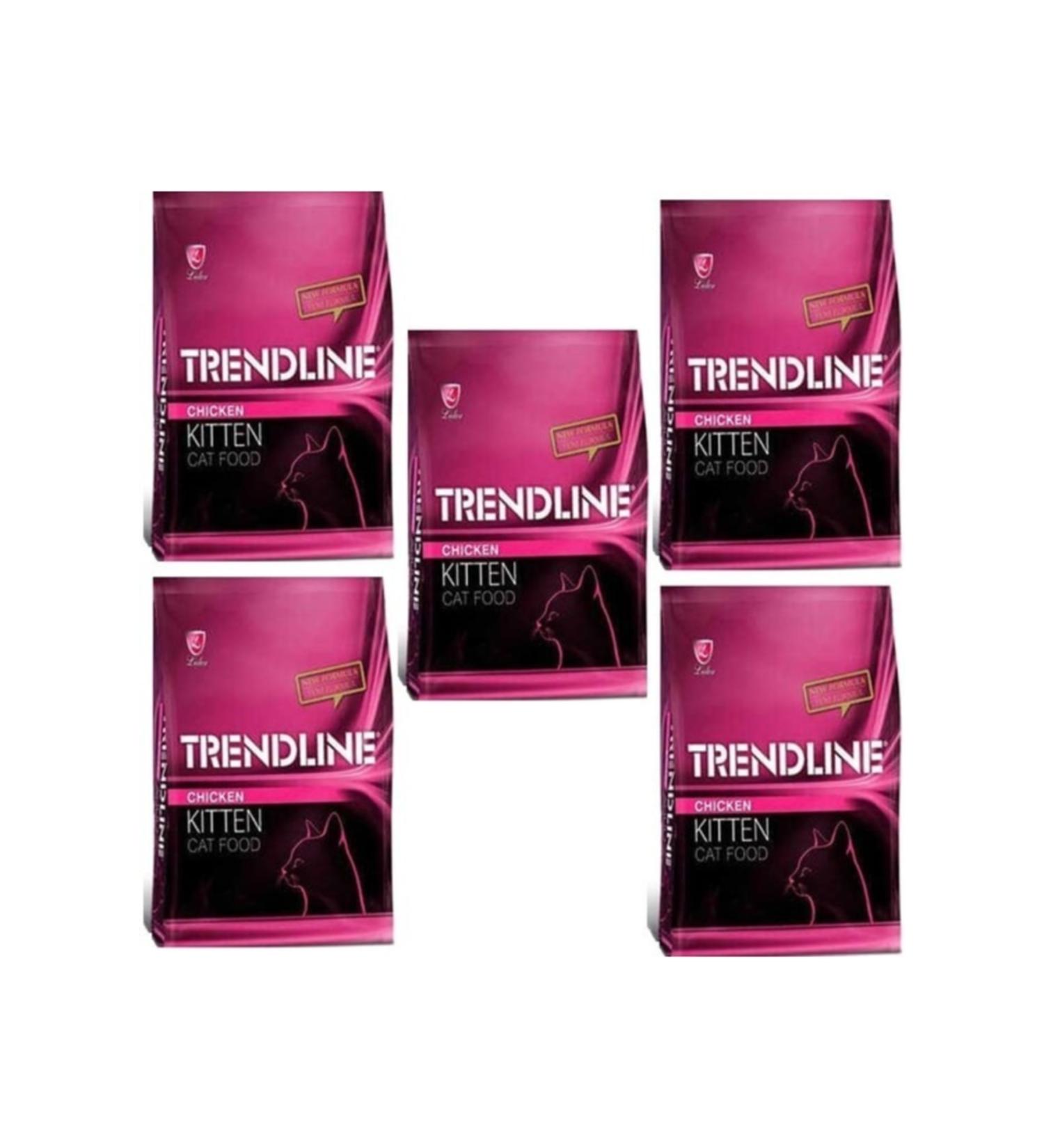Trendline Kitten Chicken Kitten Cat Food 1 Kg X 5 Pieces