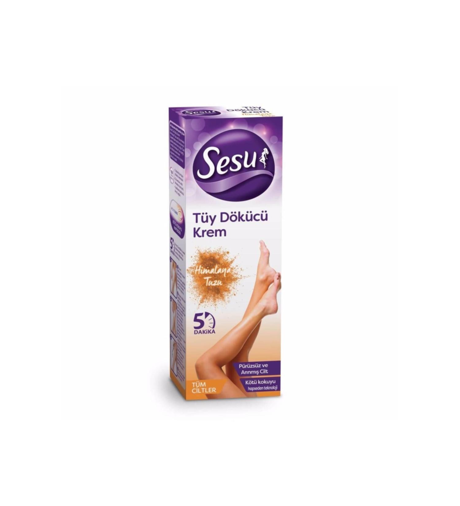 Sesu Hair Removal Cream - Charcoal - 100 ml