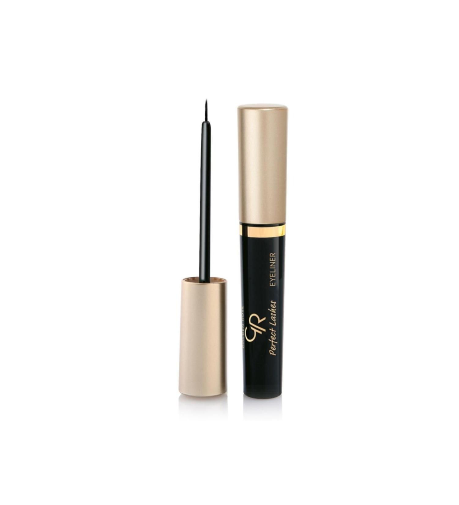 Golden Rose Black Eyeliner - Perfect Lashes Black Eyeliner