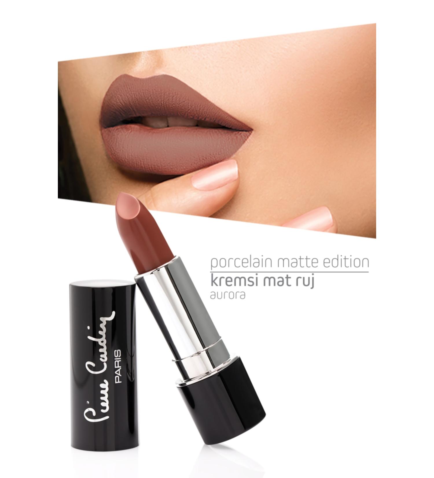 Pierre Cardin Porcelain Matte Edition Lipstick - Aurora -208 - Buy Online on GoSupps.com