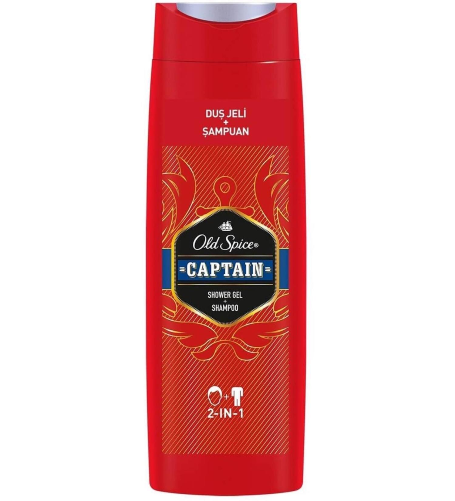 Old Spice Brand: Captain Men's Shower Gel & Shampoo 400 Ml Category: Shower Gel