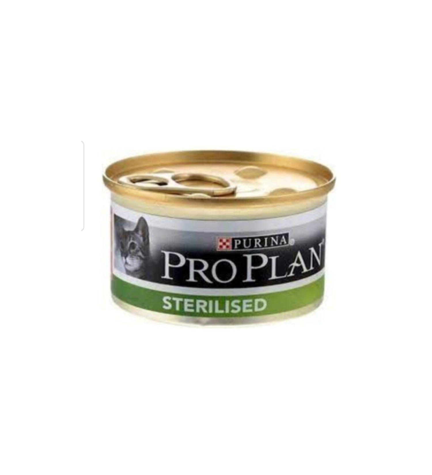 Pro Plan Proplan Sterilized Tuna Salmon Canned Cat Food 85 Gr 6 Pieces