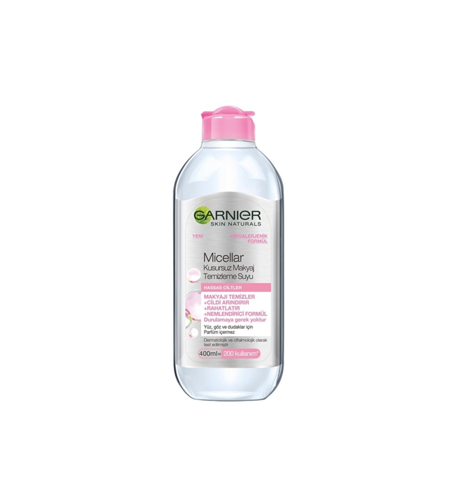 Garnier Skin Naturals Micellar Flawless Make-Up Remover Water (400 Ml) - Buy Online on GoSupps.com