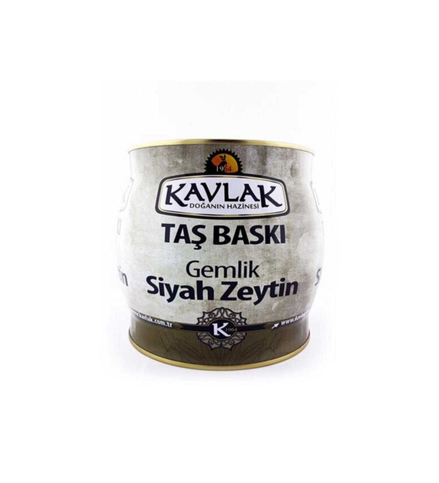 Kavlak Gemlik Stone Pressed Black Olives 2 kg
