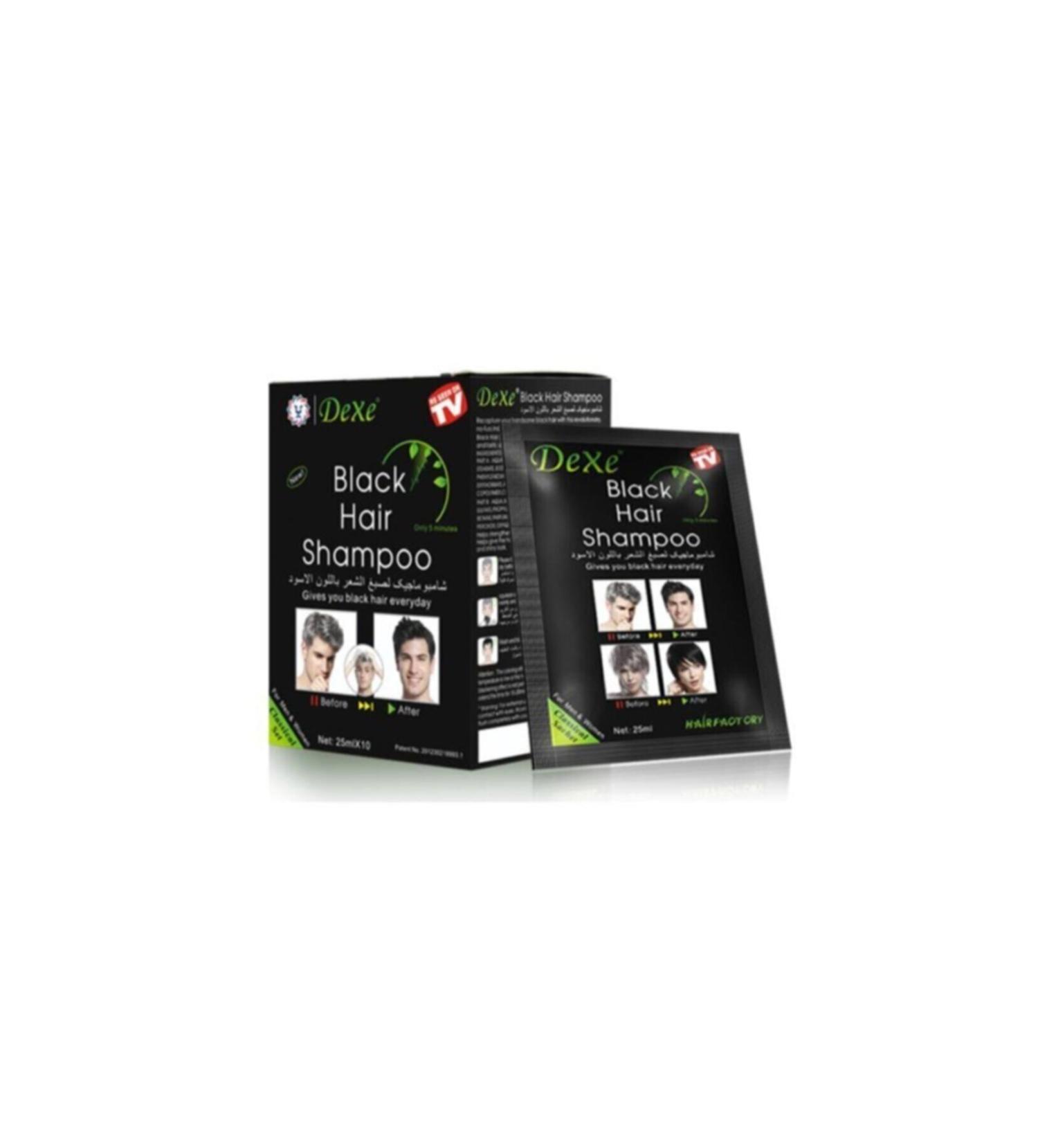 Dexe Black Hair Shampoo 10x25 Ml