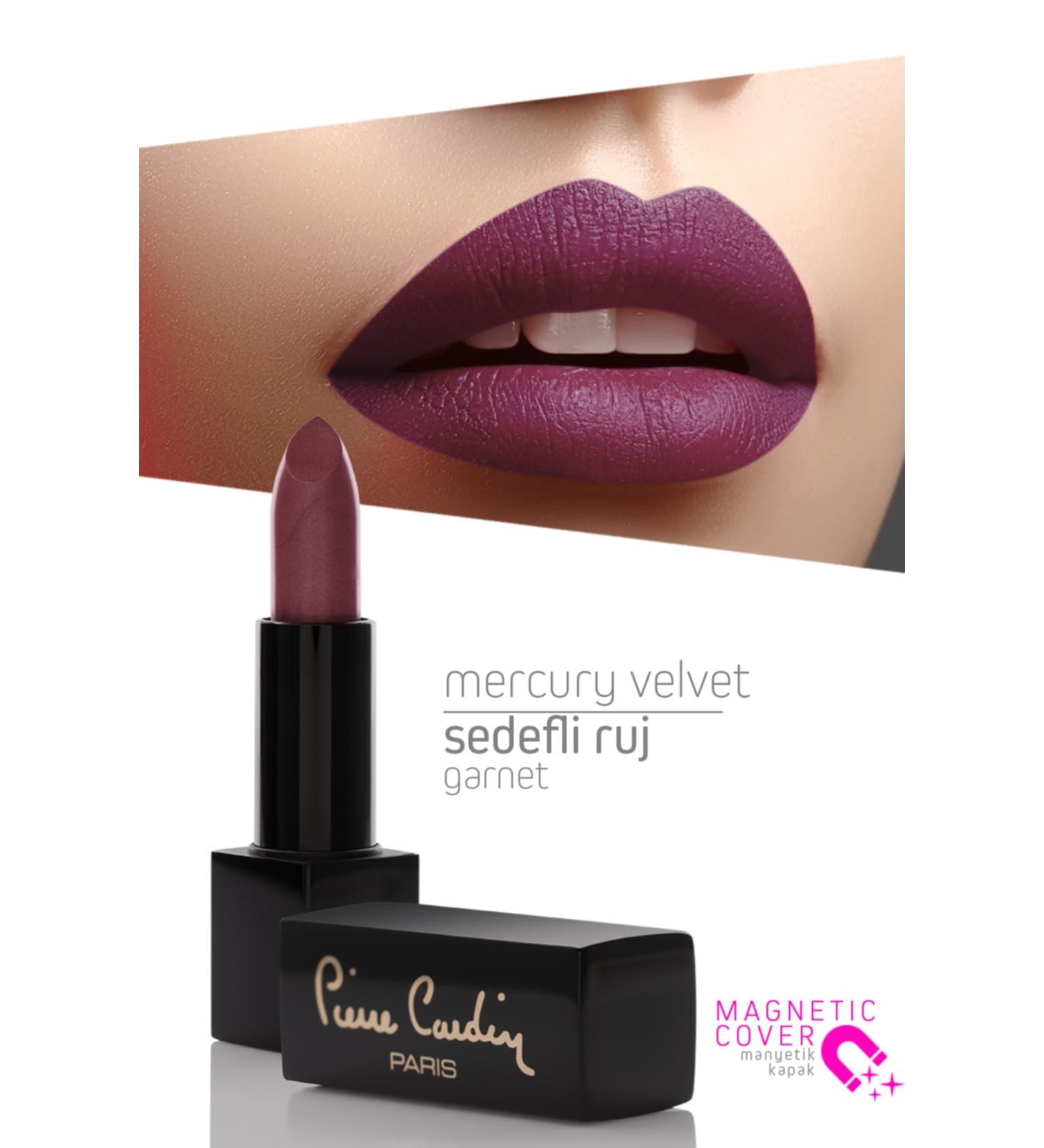 Pierre Cardin Lipstick - Mercury Velvet Lipstick Garnet 169 8680570484237 - Buy Online on GoSupps.com