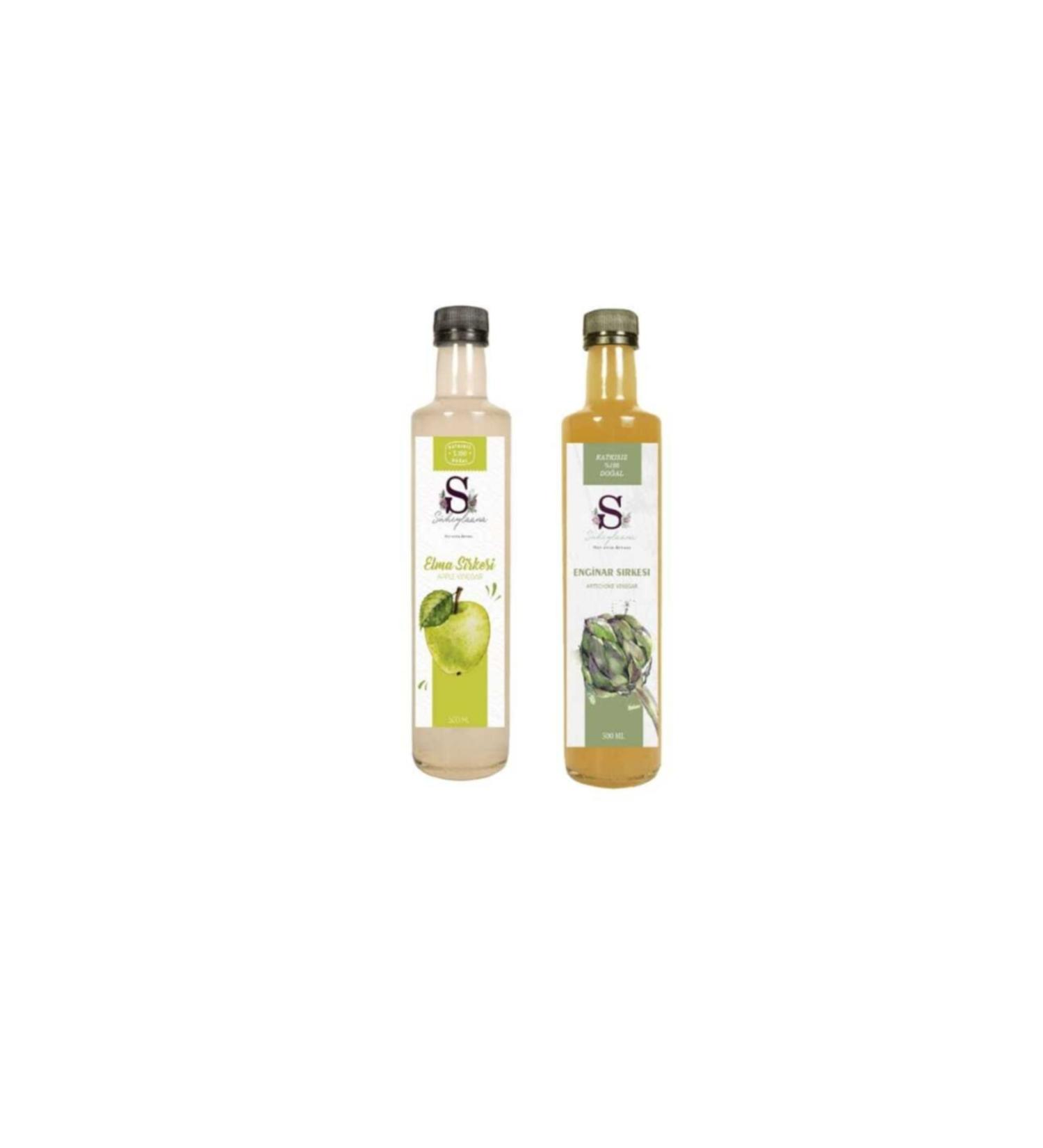 Suheylaana Natural Apple Vinegar 500 Ml - Artichoke Vinegar 500 Ml
