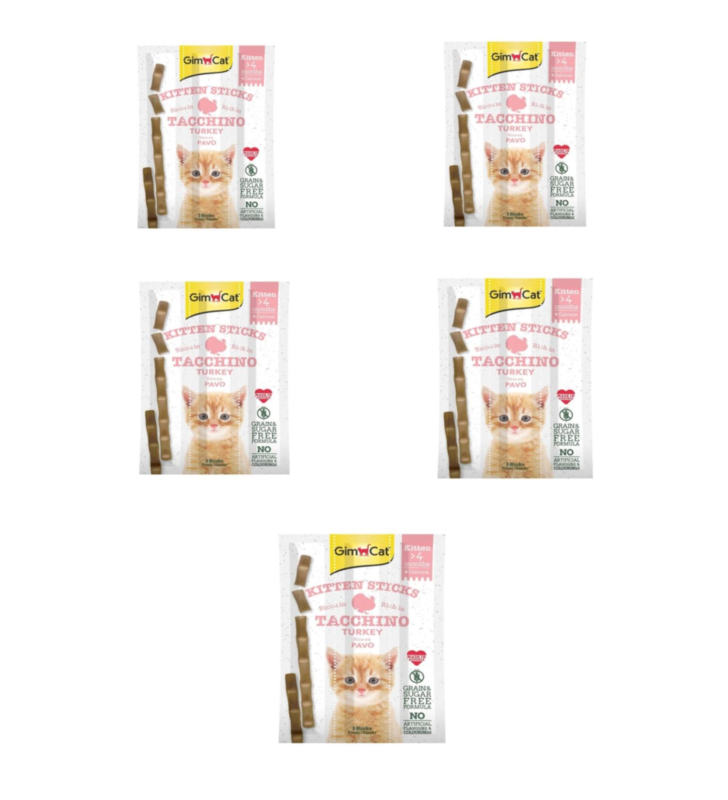 Gimcat Kitten Stick Kitten Reward Stick 3 Pieces 5 Pieces - 15 Gr