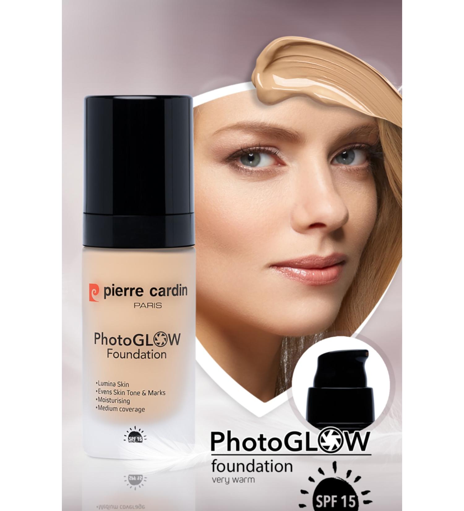 Pierre Cardin Photoglow Luminous Foundation Medium Skin with Very Warm