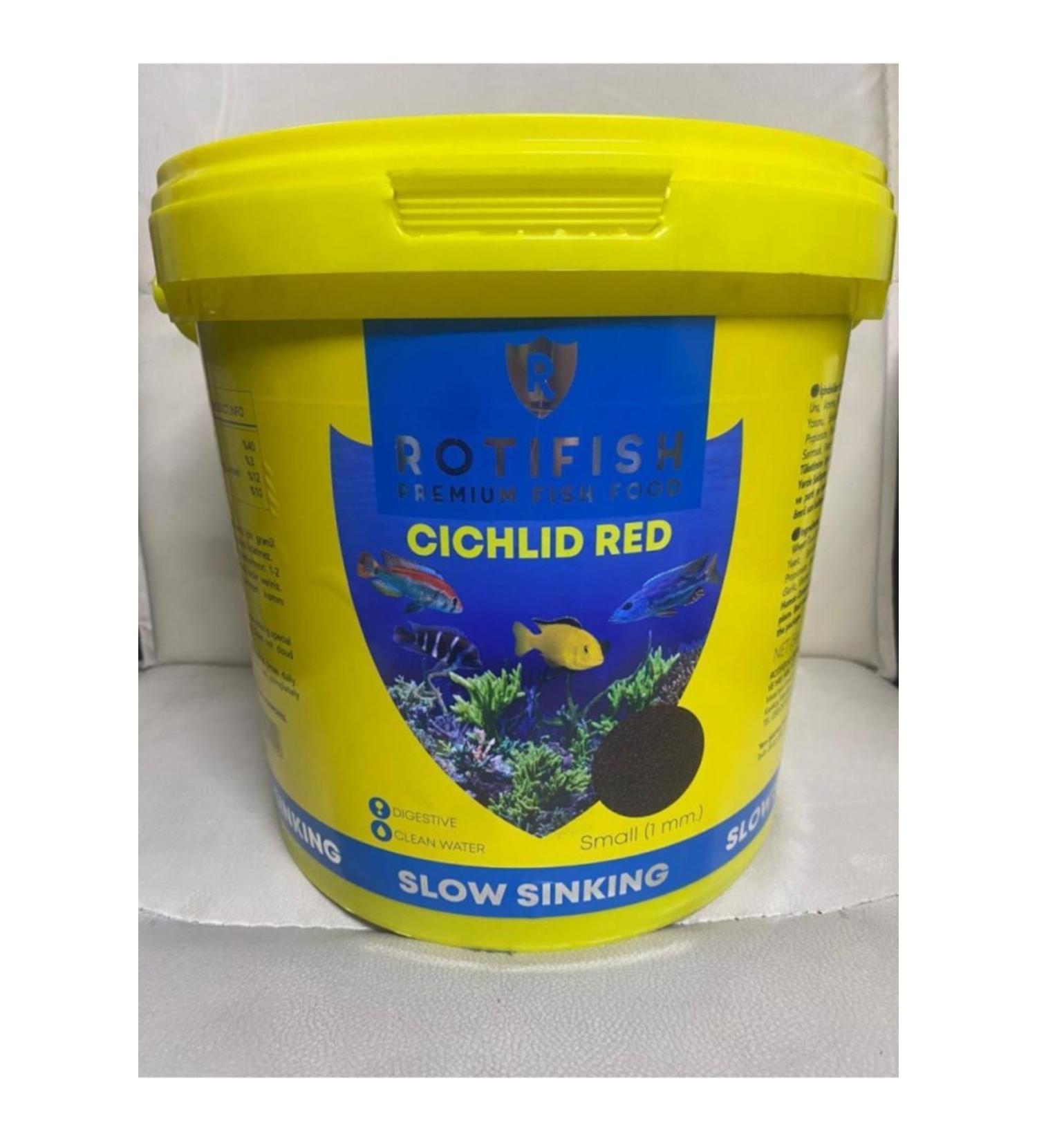 Rotifish Cichlid Red Granule Small (carnivorous 2mm) 4kg