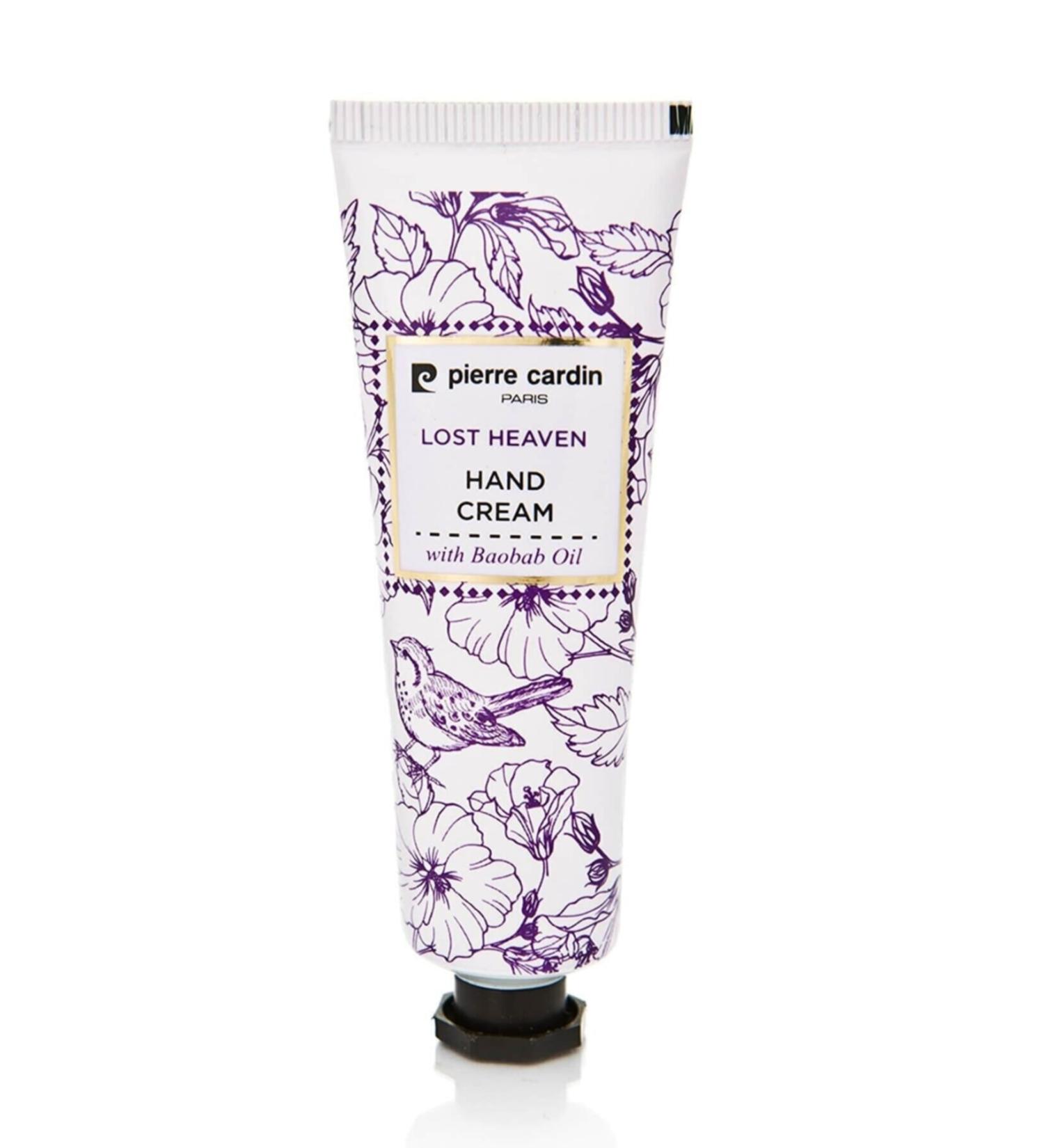 Pierre Cardin 2 Pieces Lost Heaven Moisturizing Hand Cream with Baobab Oil and Vitamin E - 30 Ml