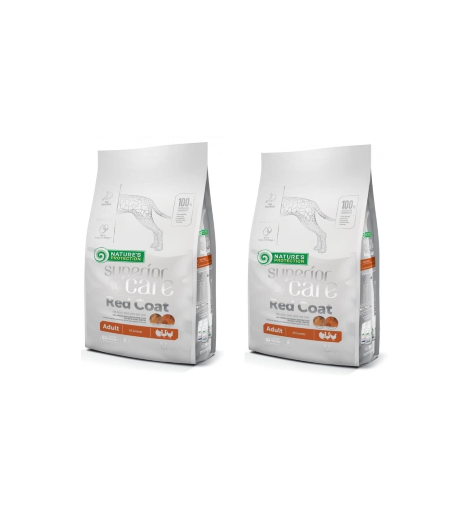 Nature's Protection White Salmon Adult Dog Food for Dogs 1.5 Kg X 2 Pieces